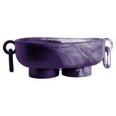 Modern 21st Century "Purple smoke Comala" Resin Vase from Mexico