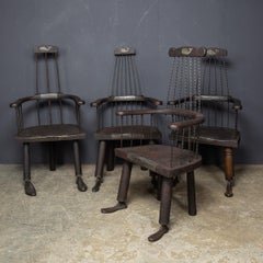 Ensemble de quatre chaises modernes du 21e siècle par Martin Scorey vers 2000