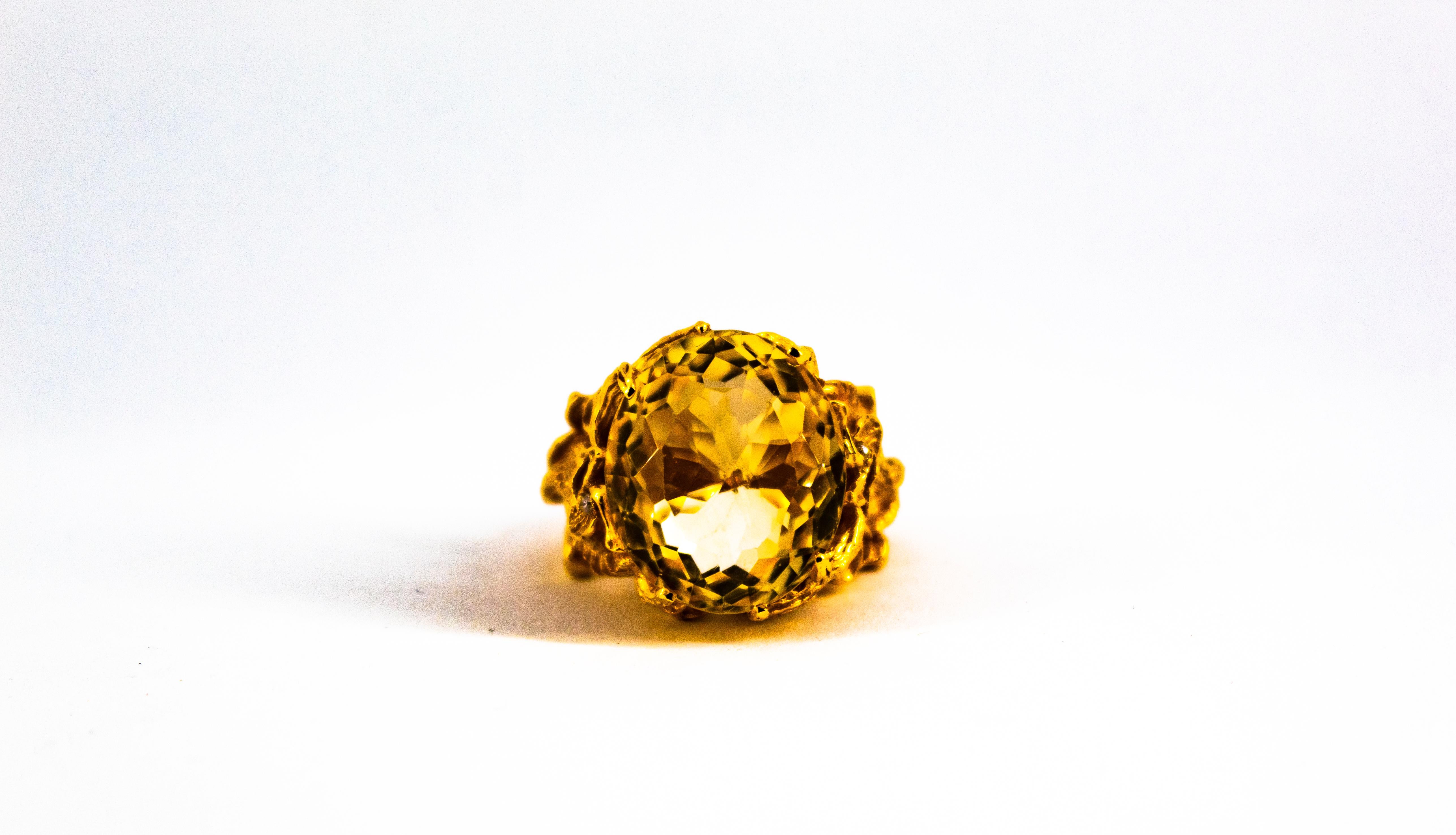 Moderno Anillo de Cóctel 