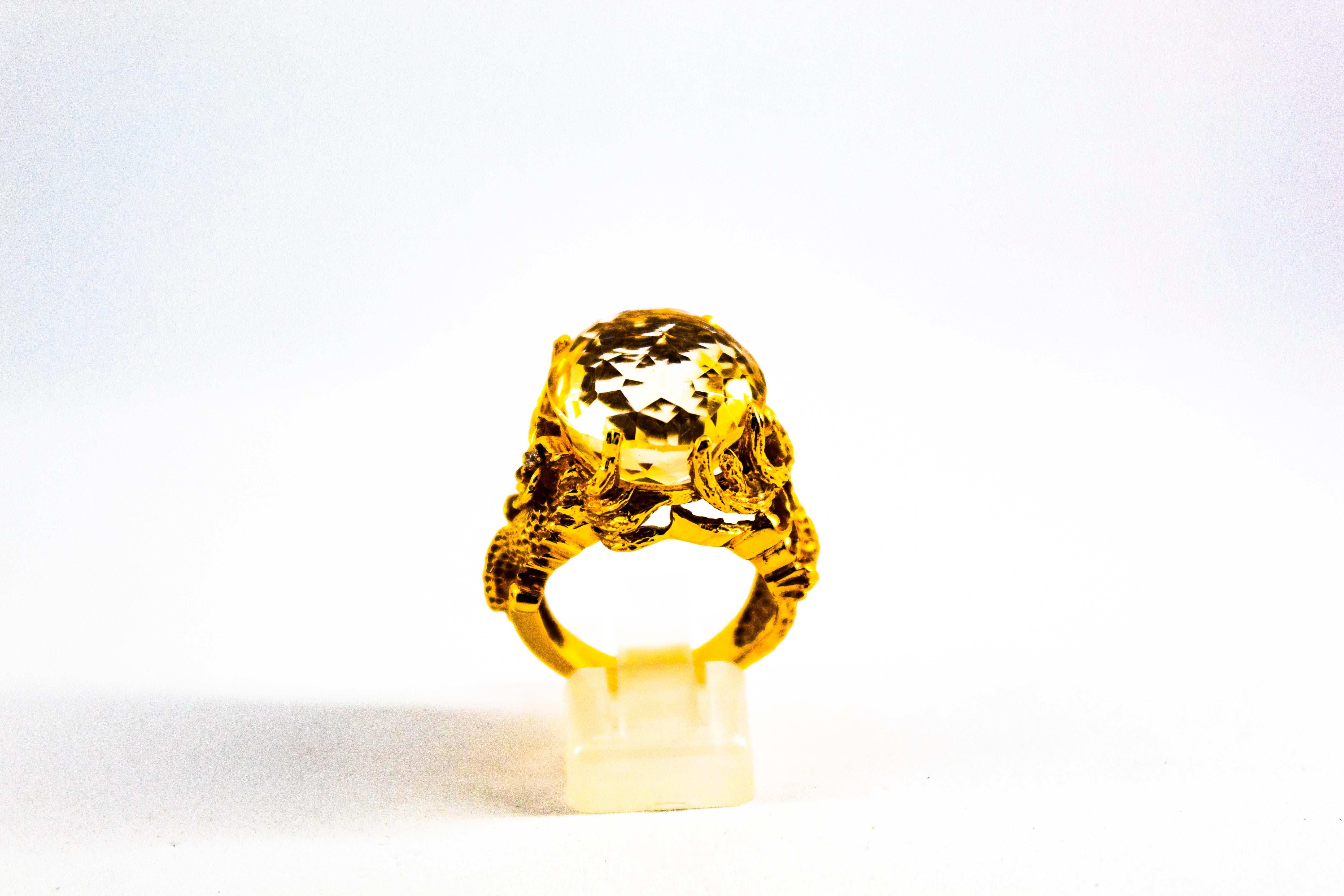 Moderno Anillo de Cóctel 