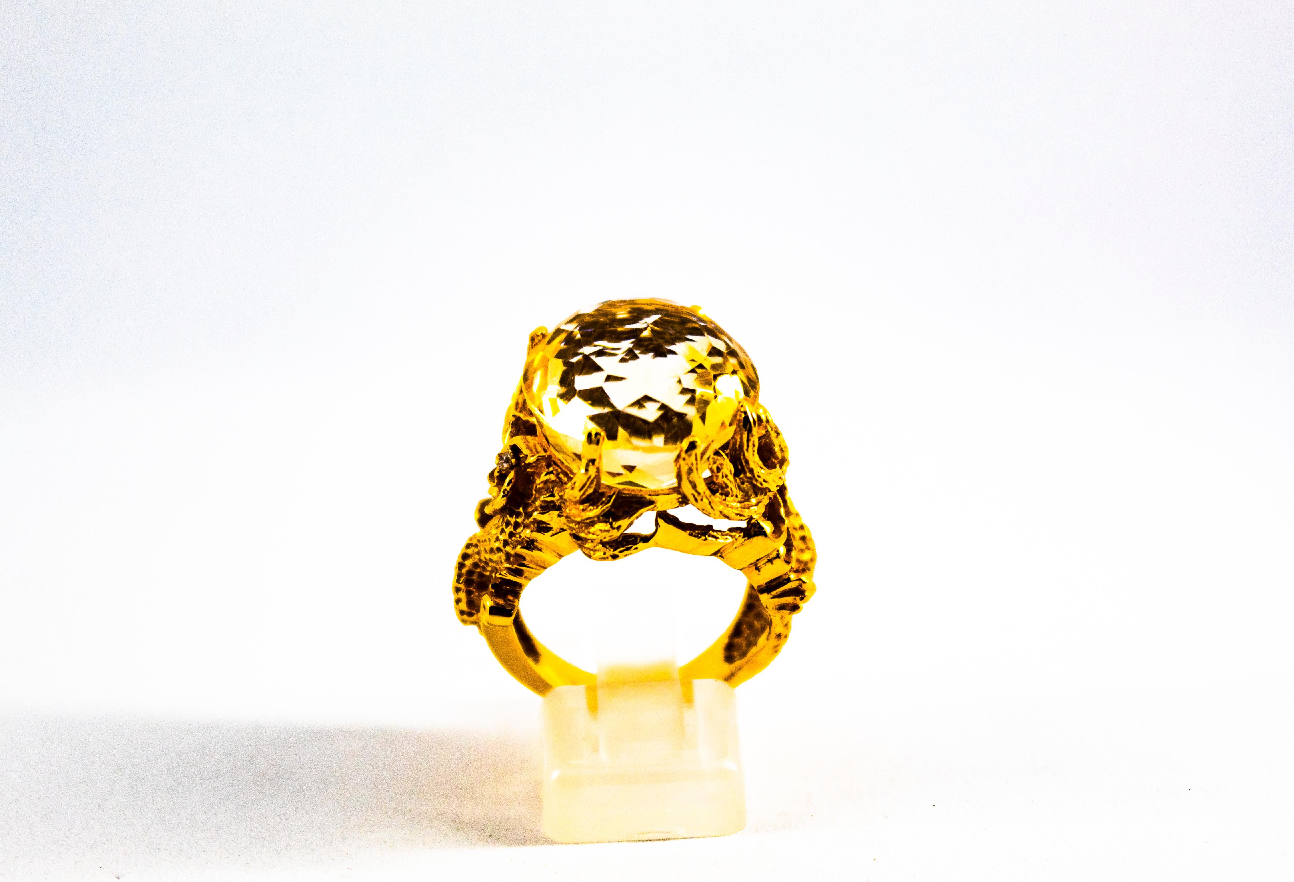 Moderno Anillo de Cóctel 