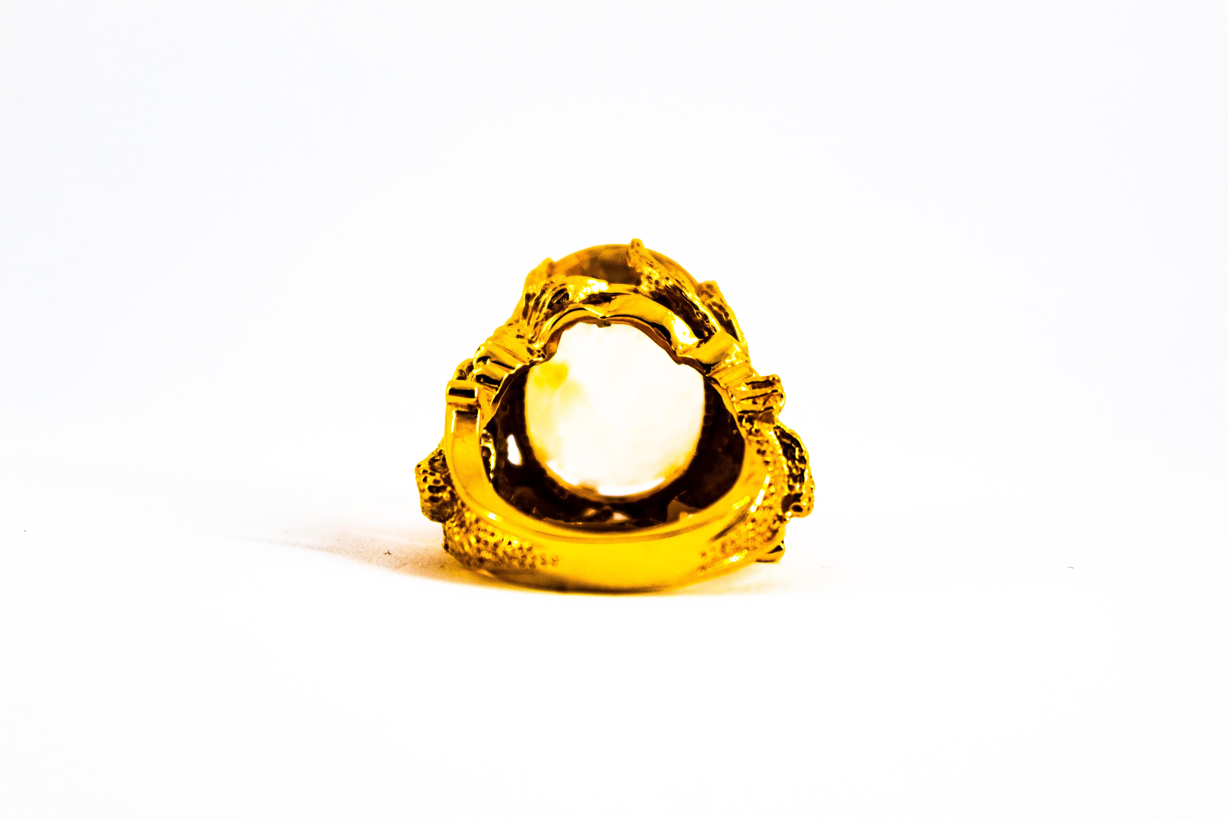 Moderno Anillo de Cóctel 