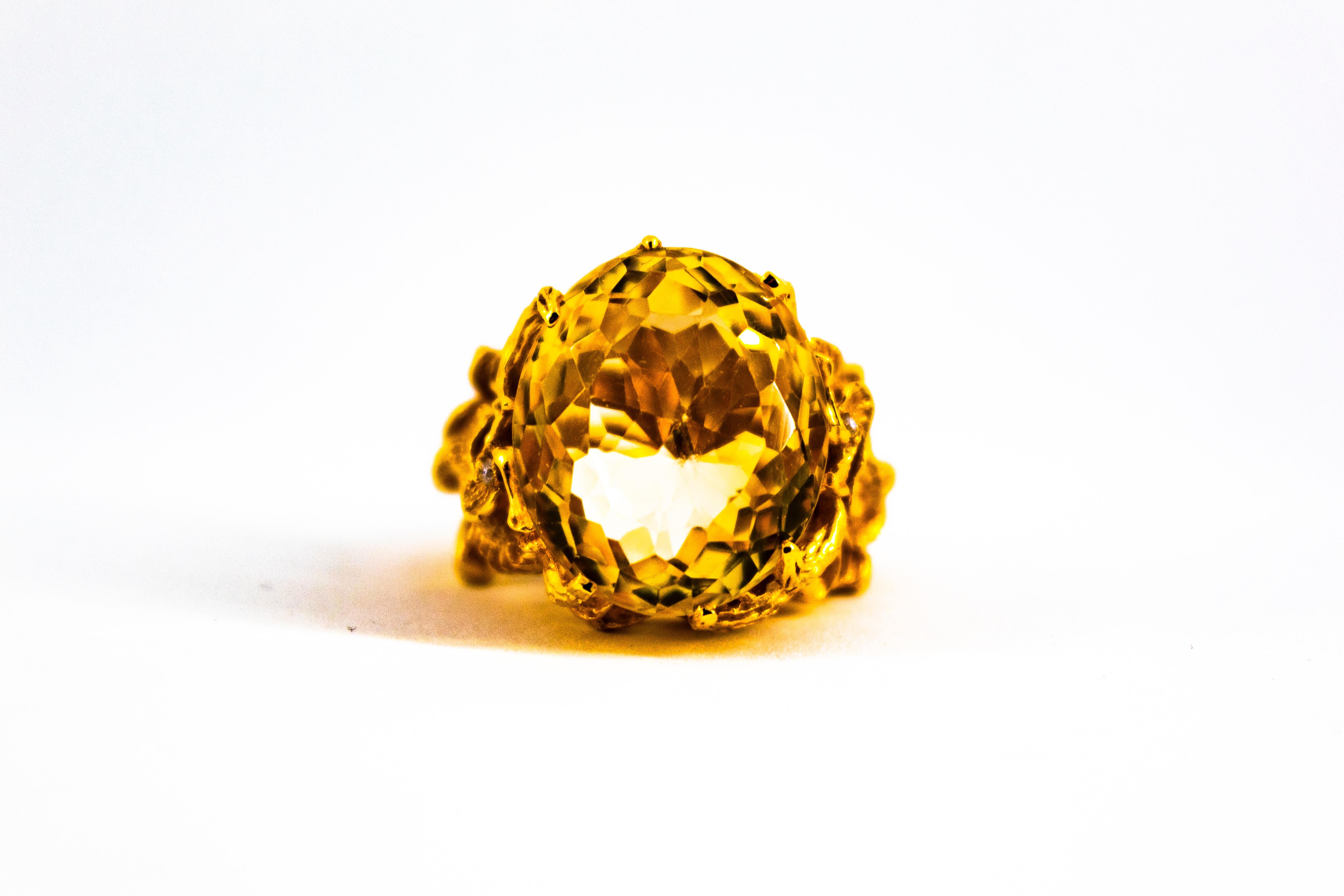 Moderno Anillo de Cóctel 