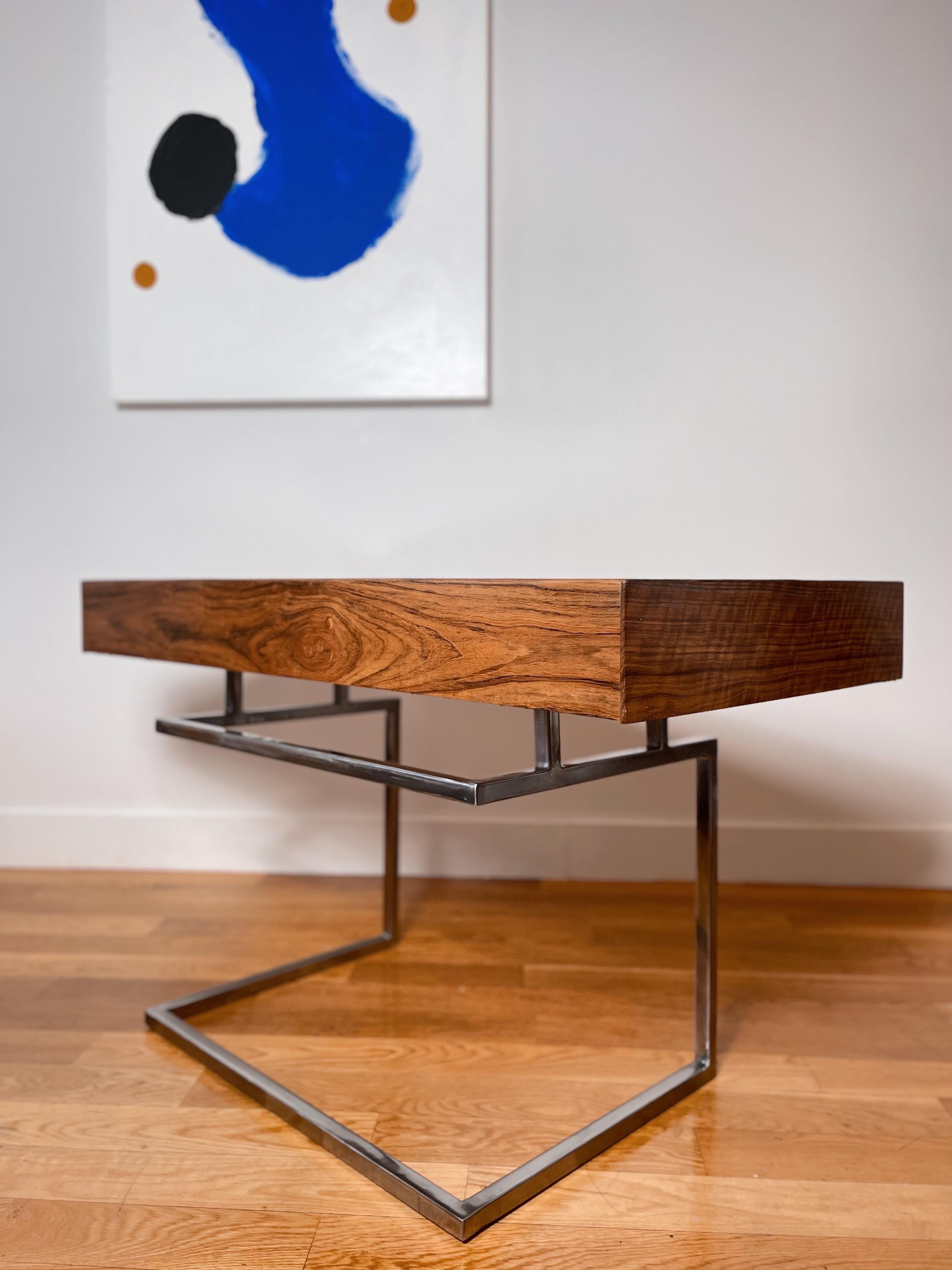 Wood Modern 3 Drawer Executive Desk  For Sale