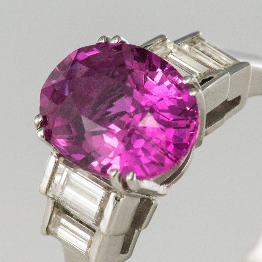 pink sapphire ring for sale