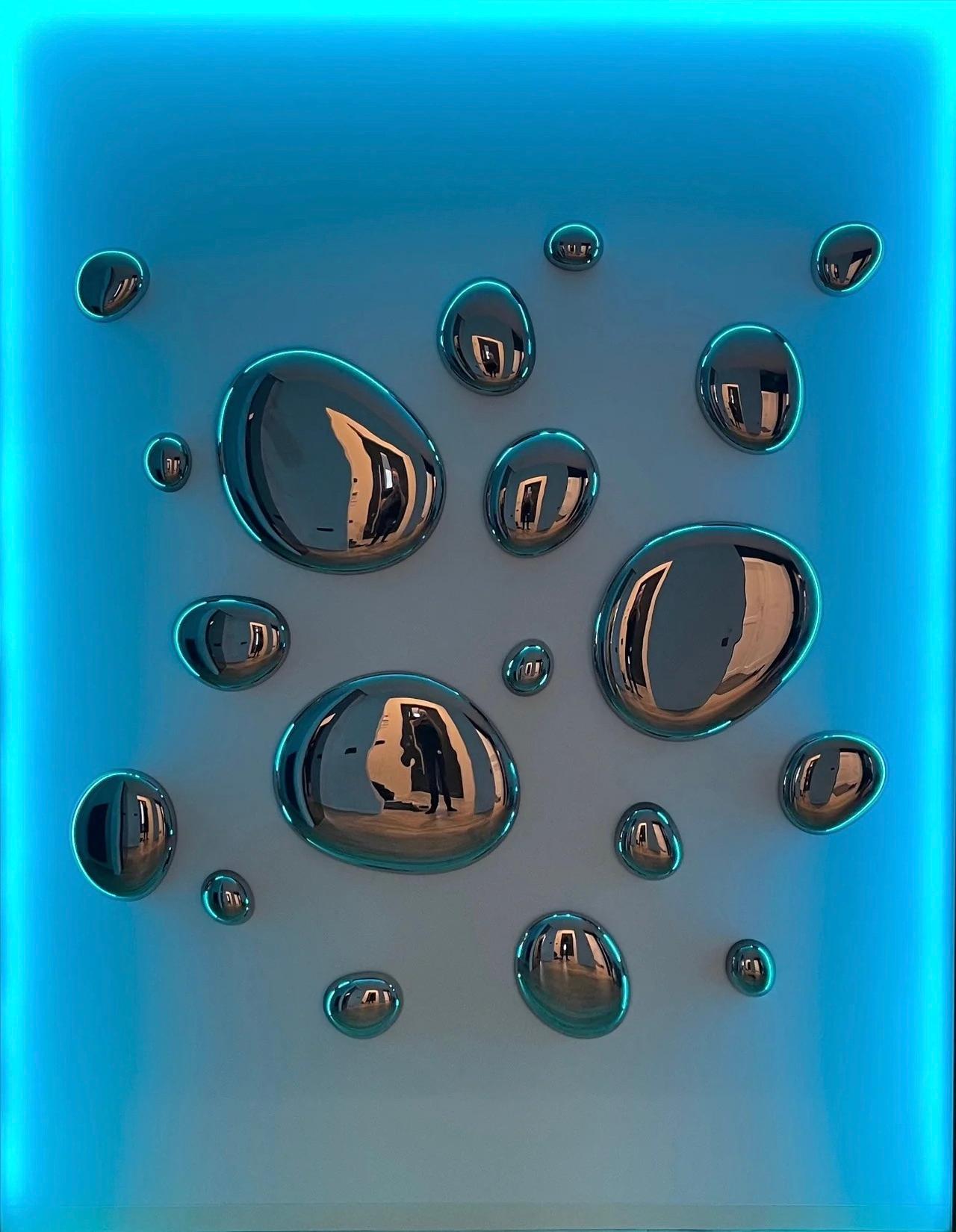 Modern-Decor a gocce 3D Composizione Argento in vendita 1