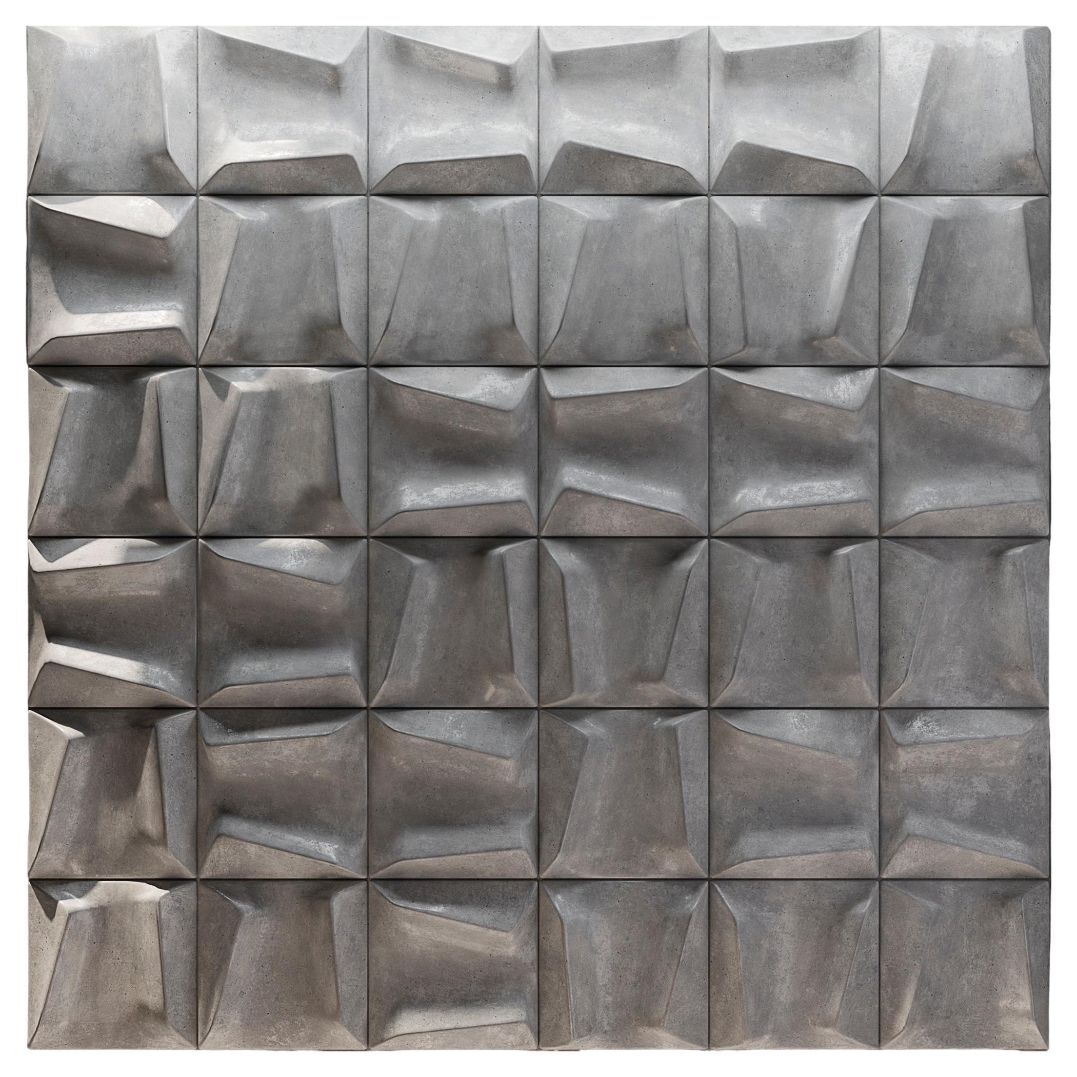 Modern 3D Tile Drops by MAKHNO For Sale