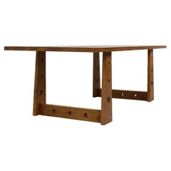 Modern Dining Room Table Solid Oak Contemporary Nathan Lindberg Mod. #04