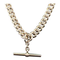 Modern 9k Yellow Gold Fob Chain Circa 2000s