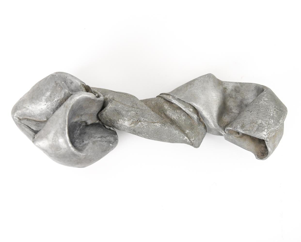 Modern Abstract Cast Aluminum Sculpture For Sale 1