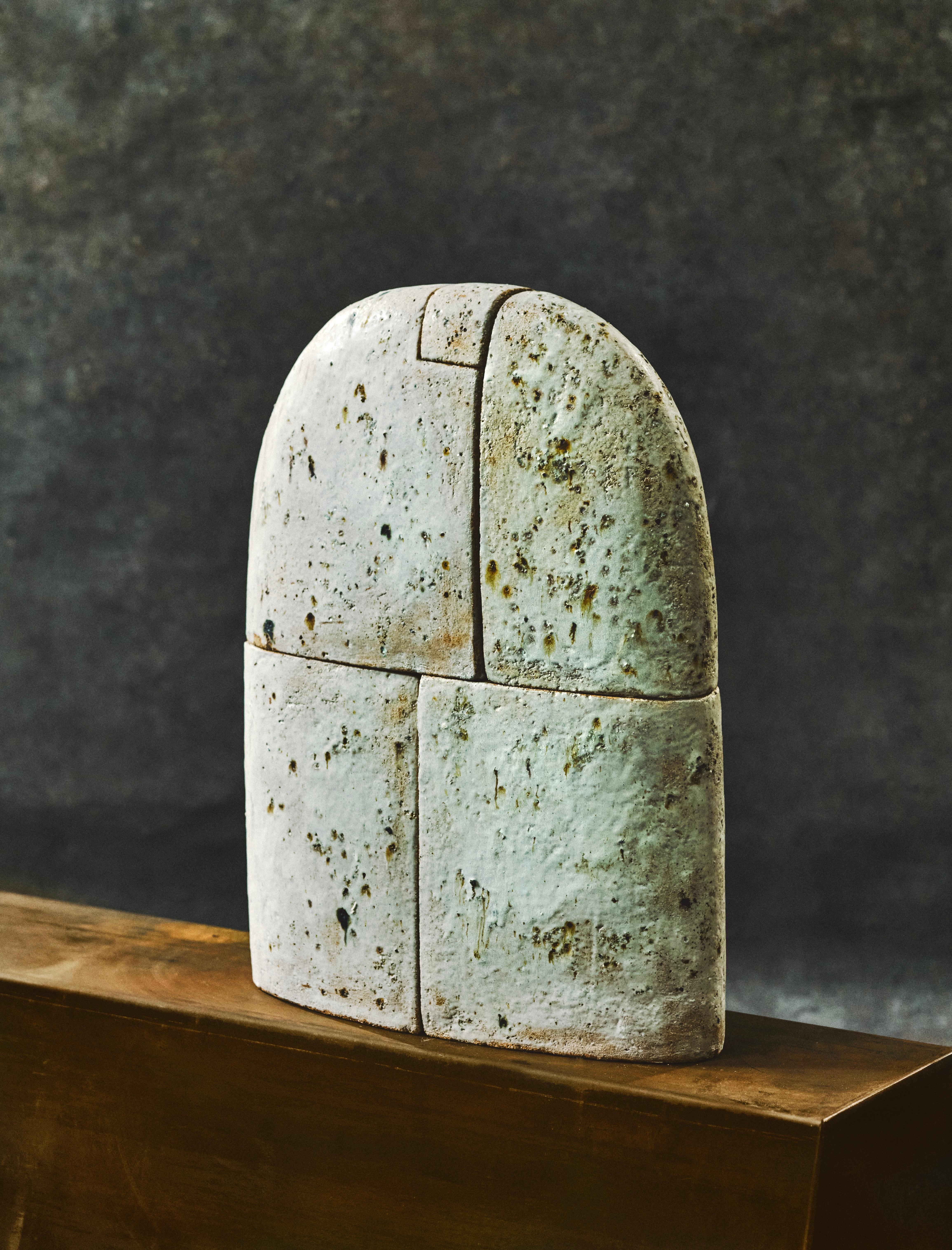 Postmoderno Scultura moderna astratta in ceramica di Andree & Michel Hirlet, Francia in vendita