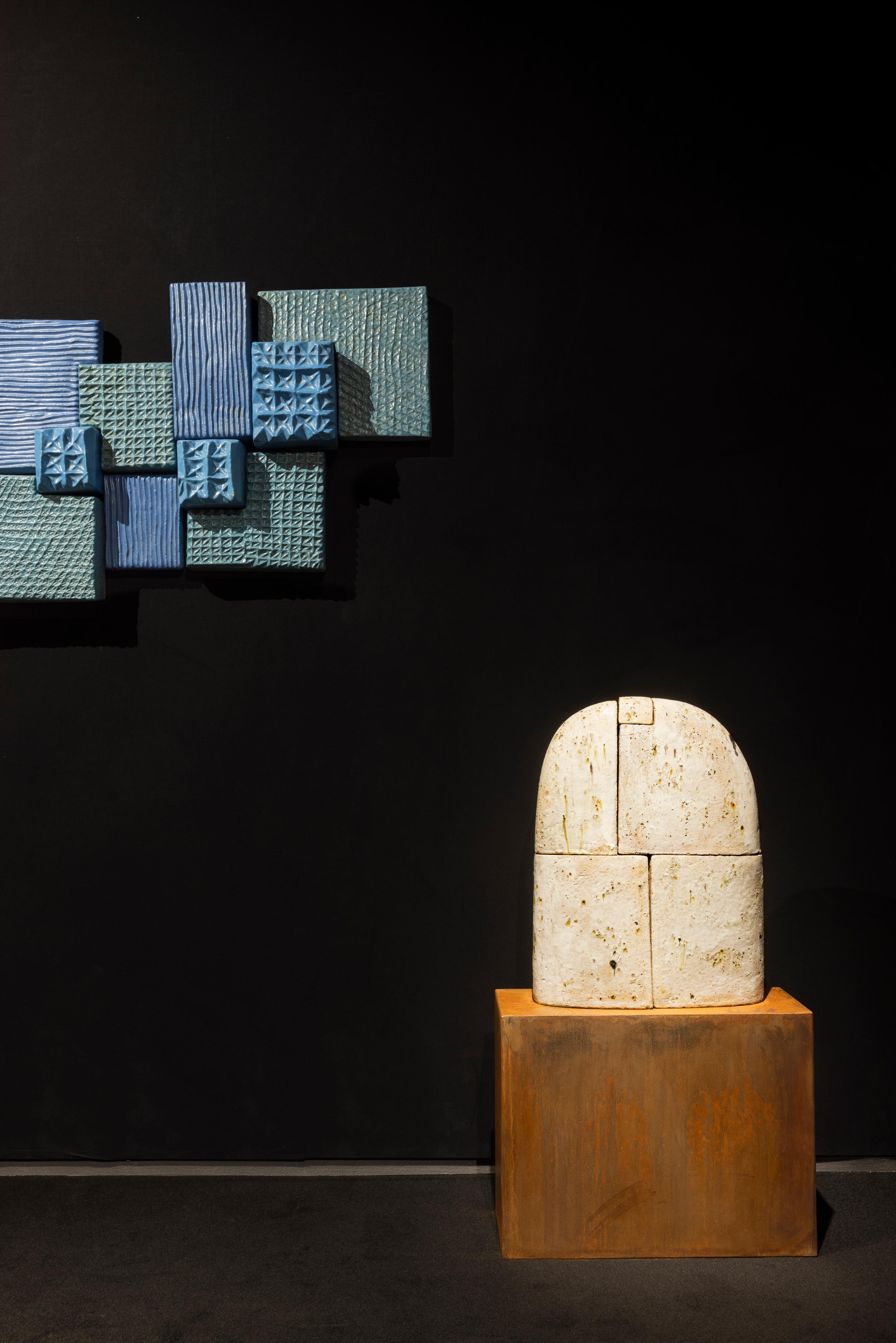 Scultura moderna astratta in ceramica di Andree & Michel Hirlet, Francia in vendita 1