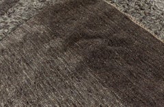 Modern Abstract Classic Taupe Carpet "Grey Strata" by Doris Leslie Blau