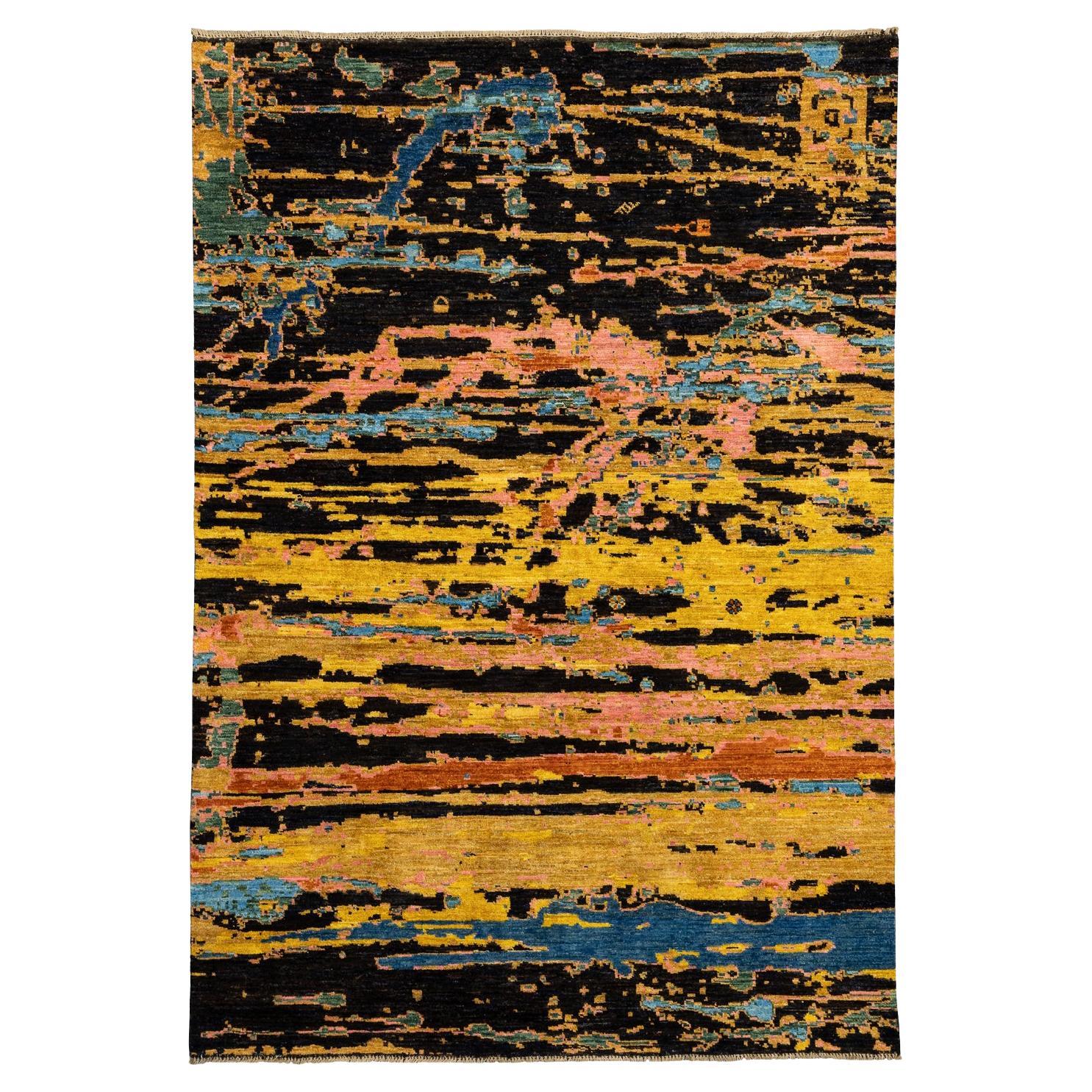 Modern Abstract Design Rug Yadan, 21st Century