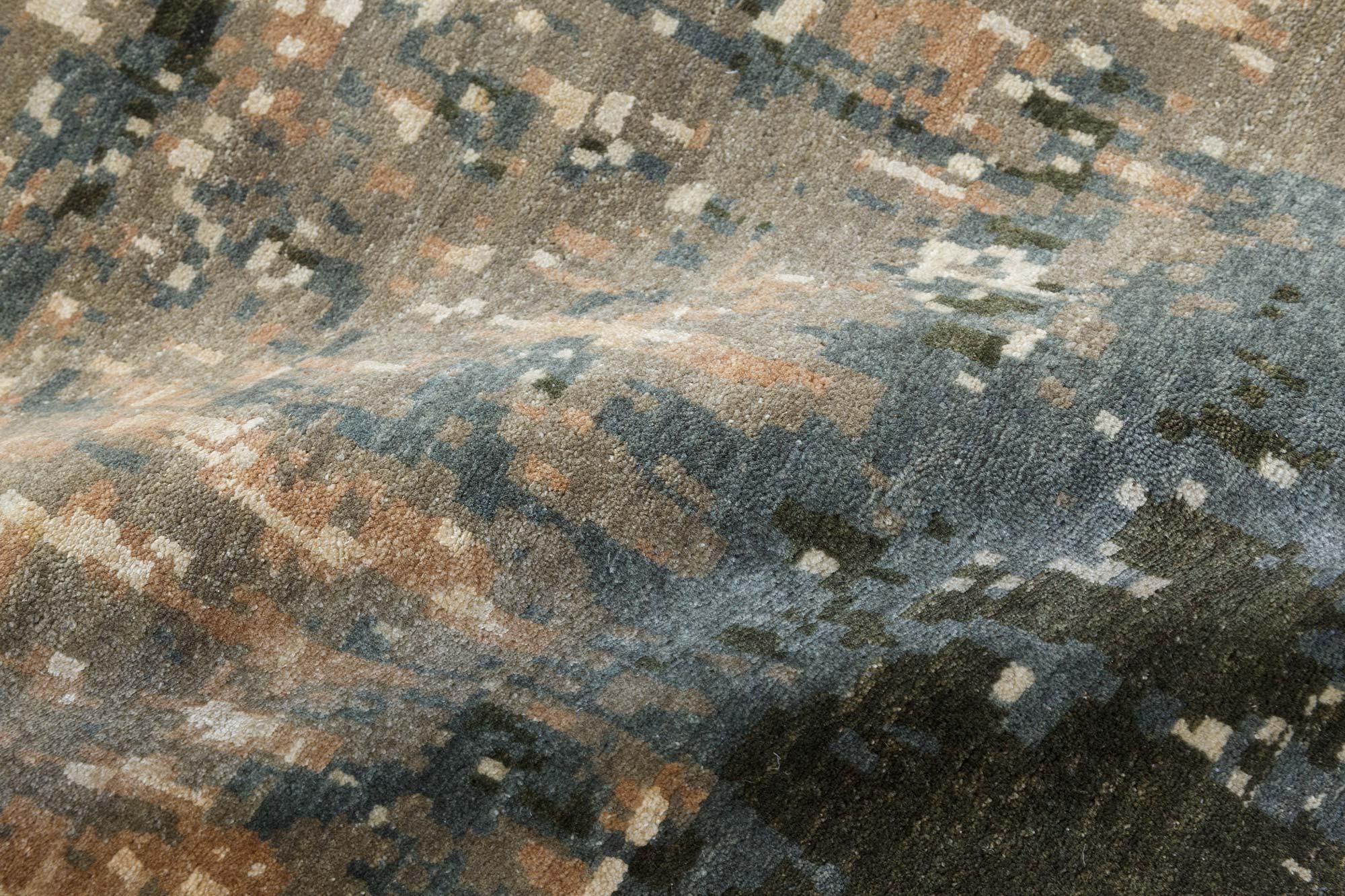 Tapis abstrait moderne 