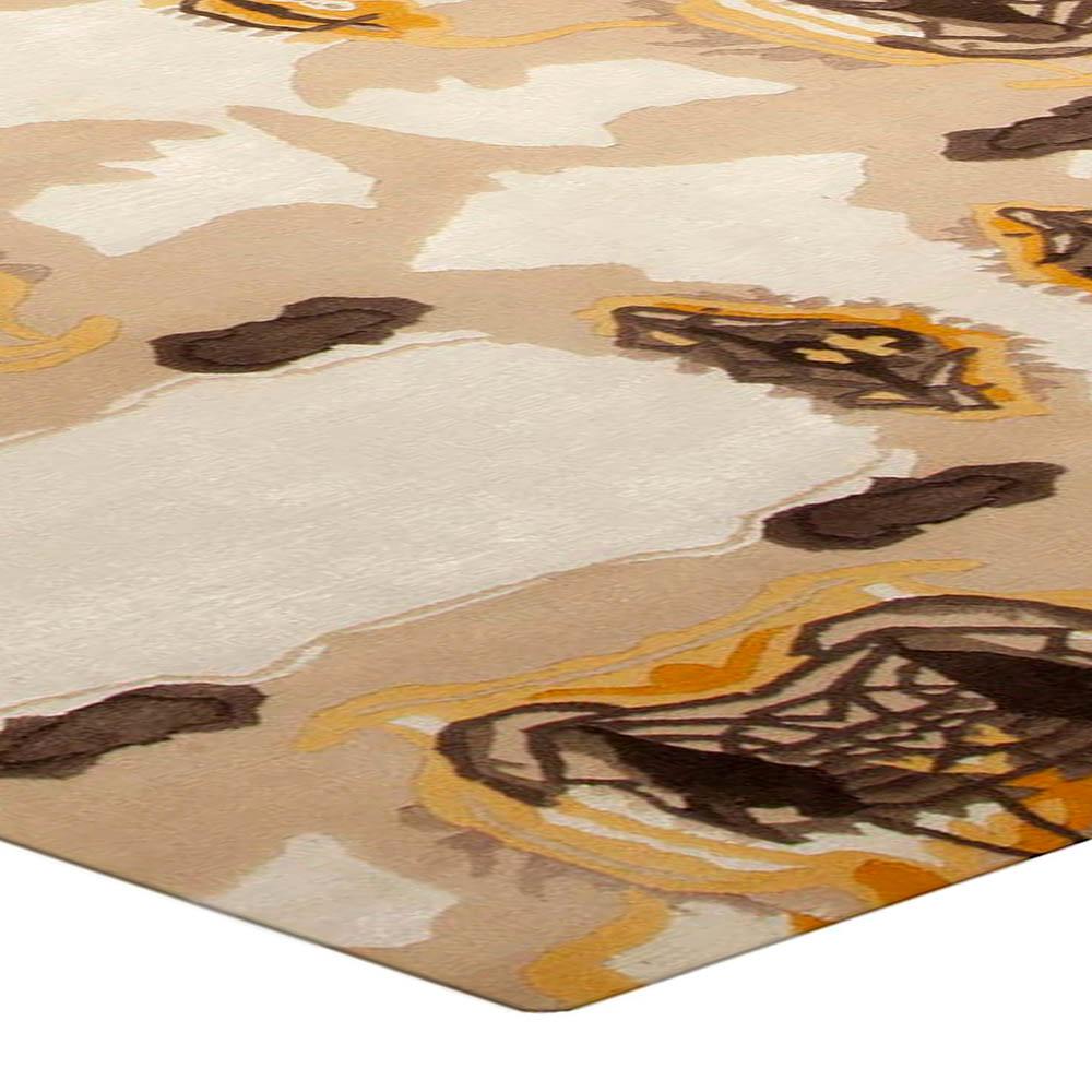 Laine Tapis abstrait moderne Eskayel-Culebra pour Doris Leslie Blau en vente