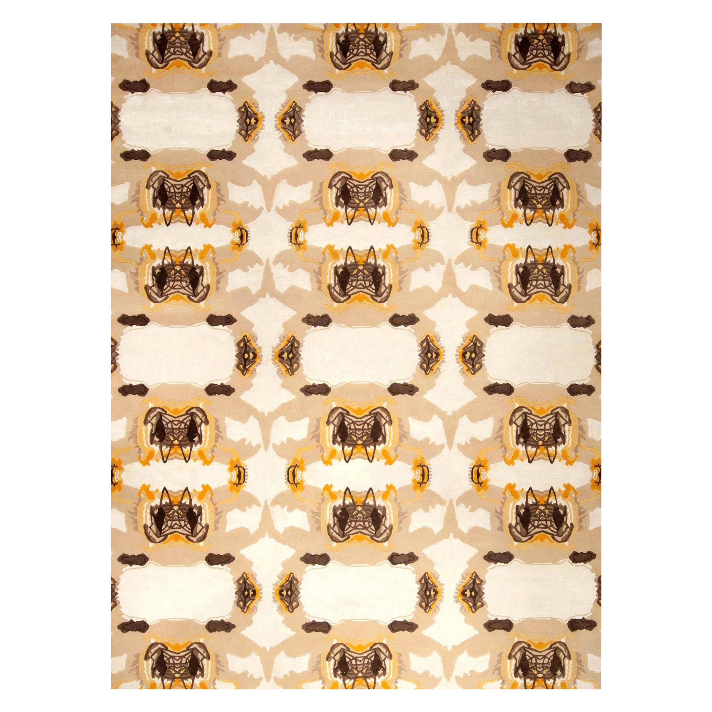 Tapis abstrait moderne Eskayel-Culebra pour Doris Leslie Blau en vente