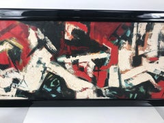 Modern Abstract Expressionism Acrylic on Canvas Painting after Judith Godwin