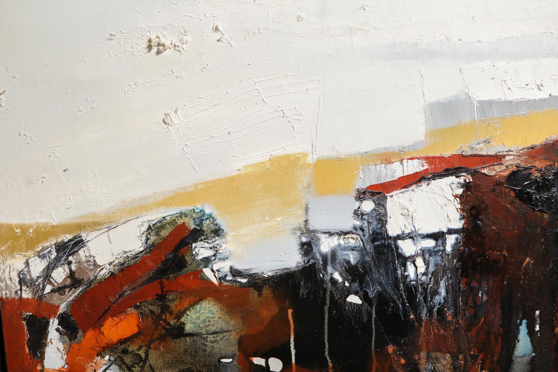 Modernes abstraktes expressionistisches Öl auf Leinwand (20. Jahrhundert) im Angebot