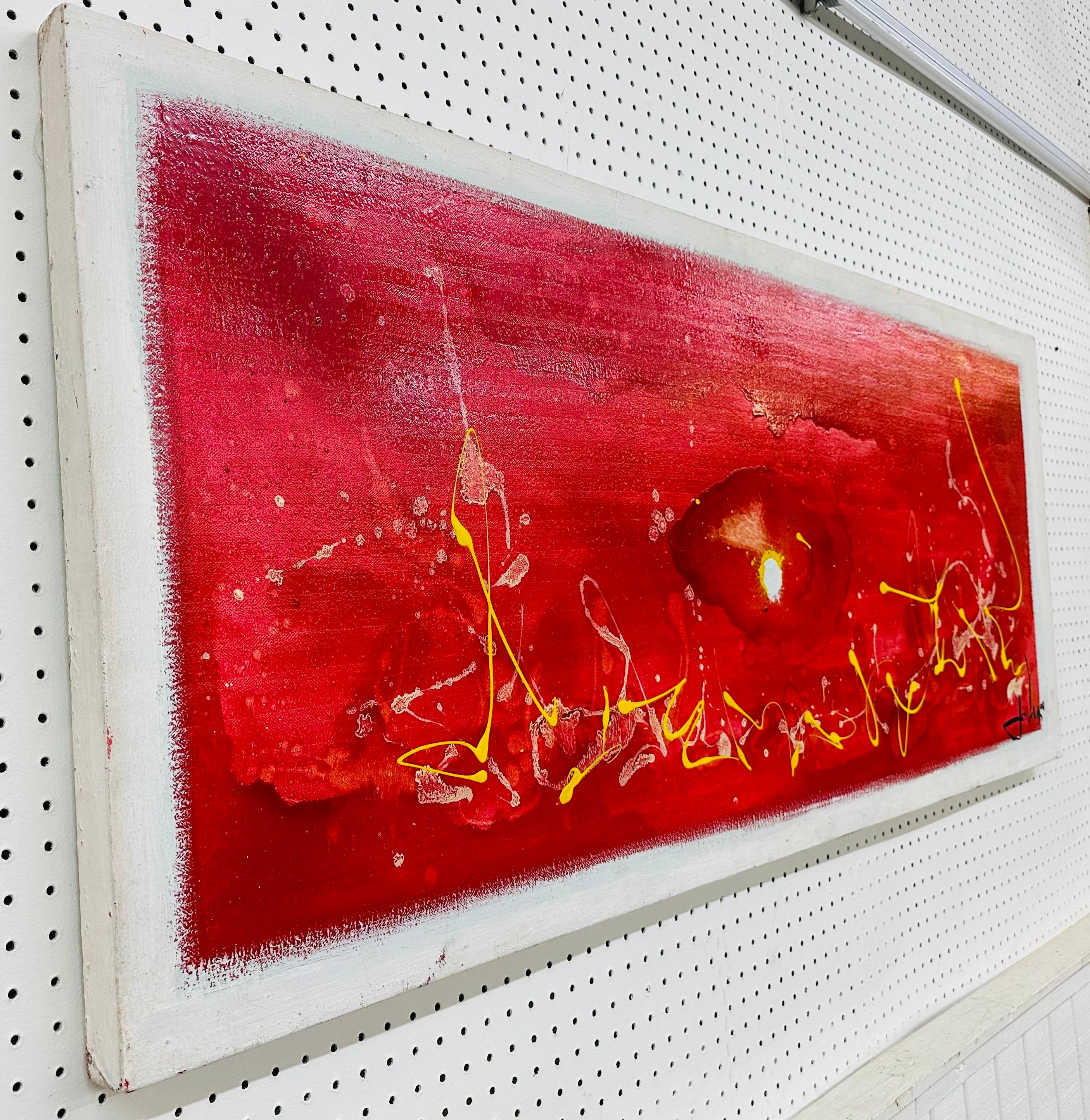 Mid-Century moderno Pittura moderna espressionista astratta in vendita