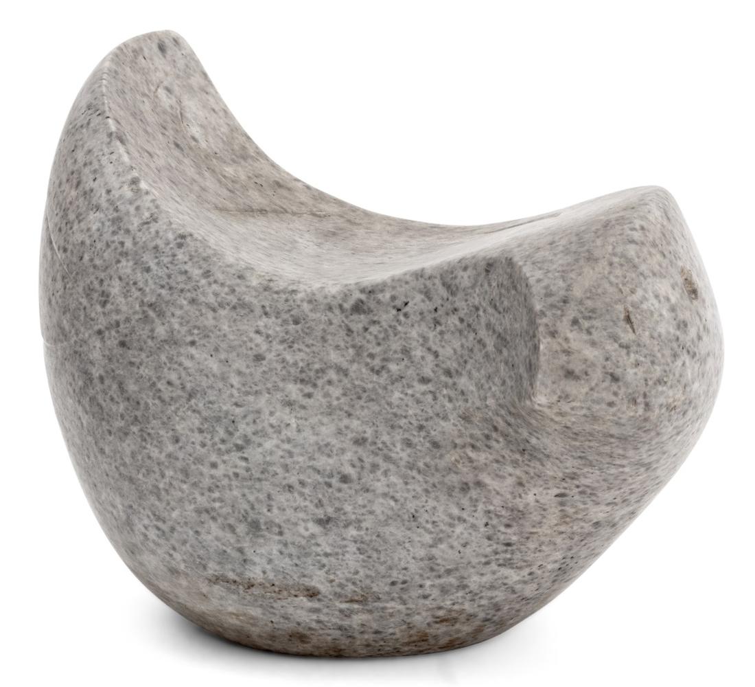 Carved Modern Abstract Granite Bird Sculpture