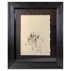 Modern Abstract Ink Drawing by Martin Sumers