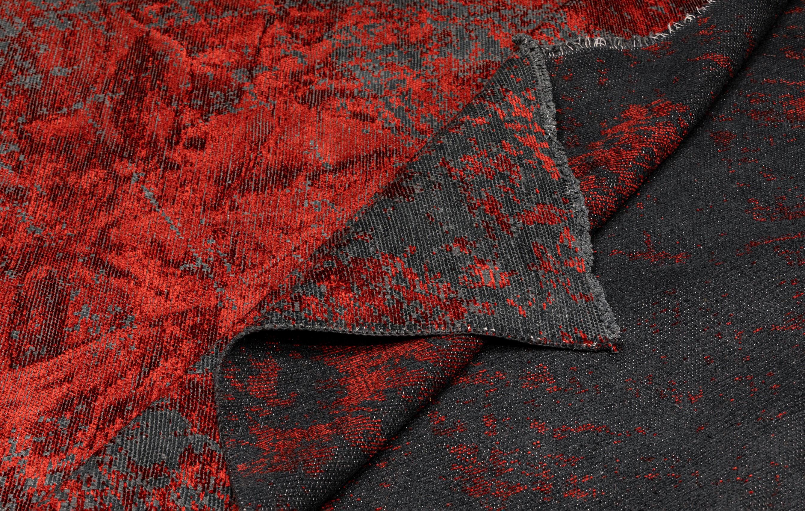 En vente :  (Rouge) Tapis de luxe abstrait moderne 2