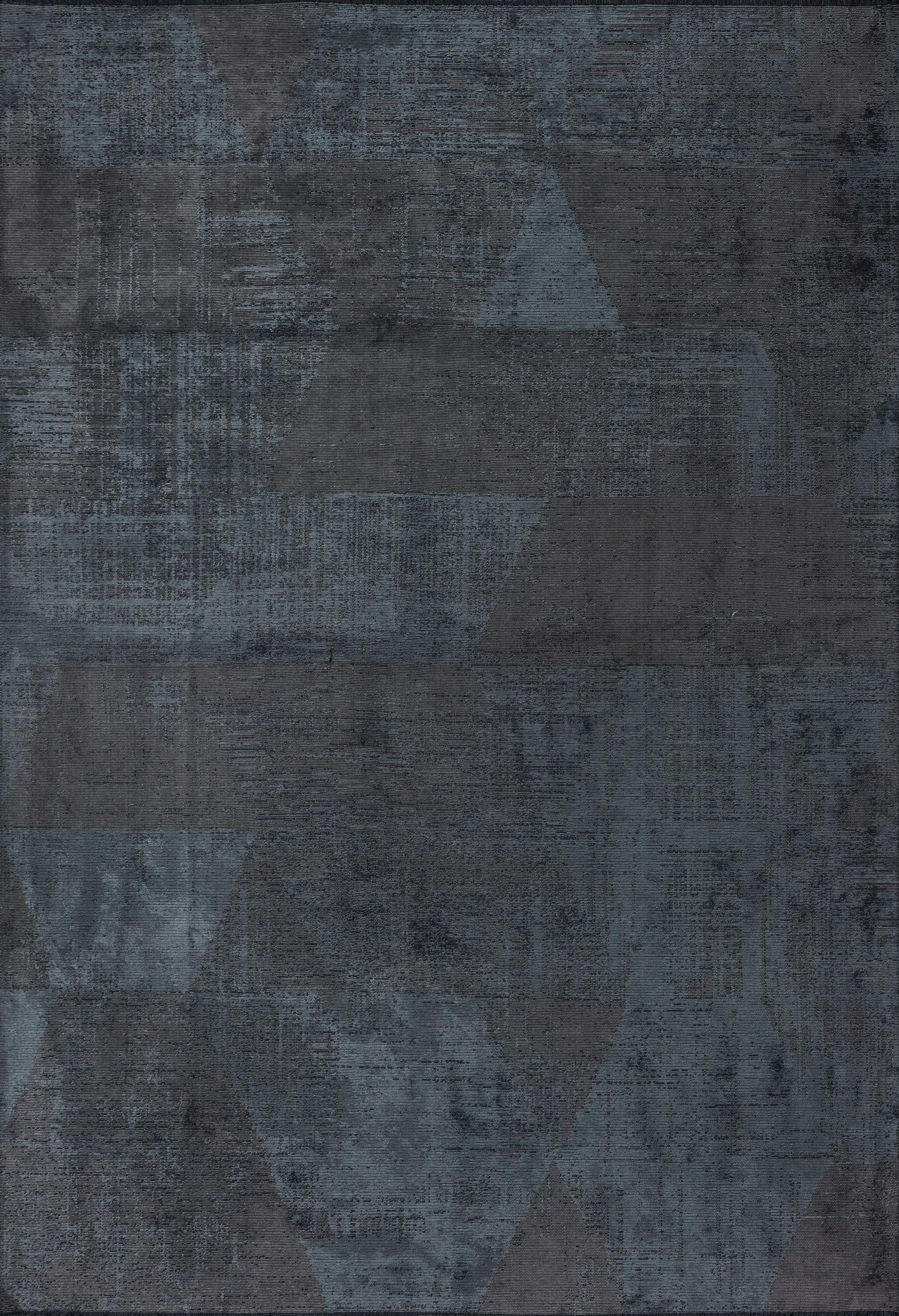 En venta: Moderno  Alfombra de lujo abstracta  (Gris)