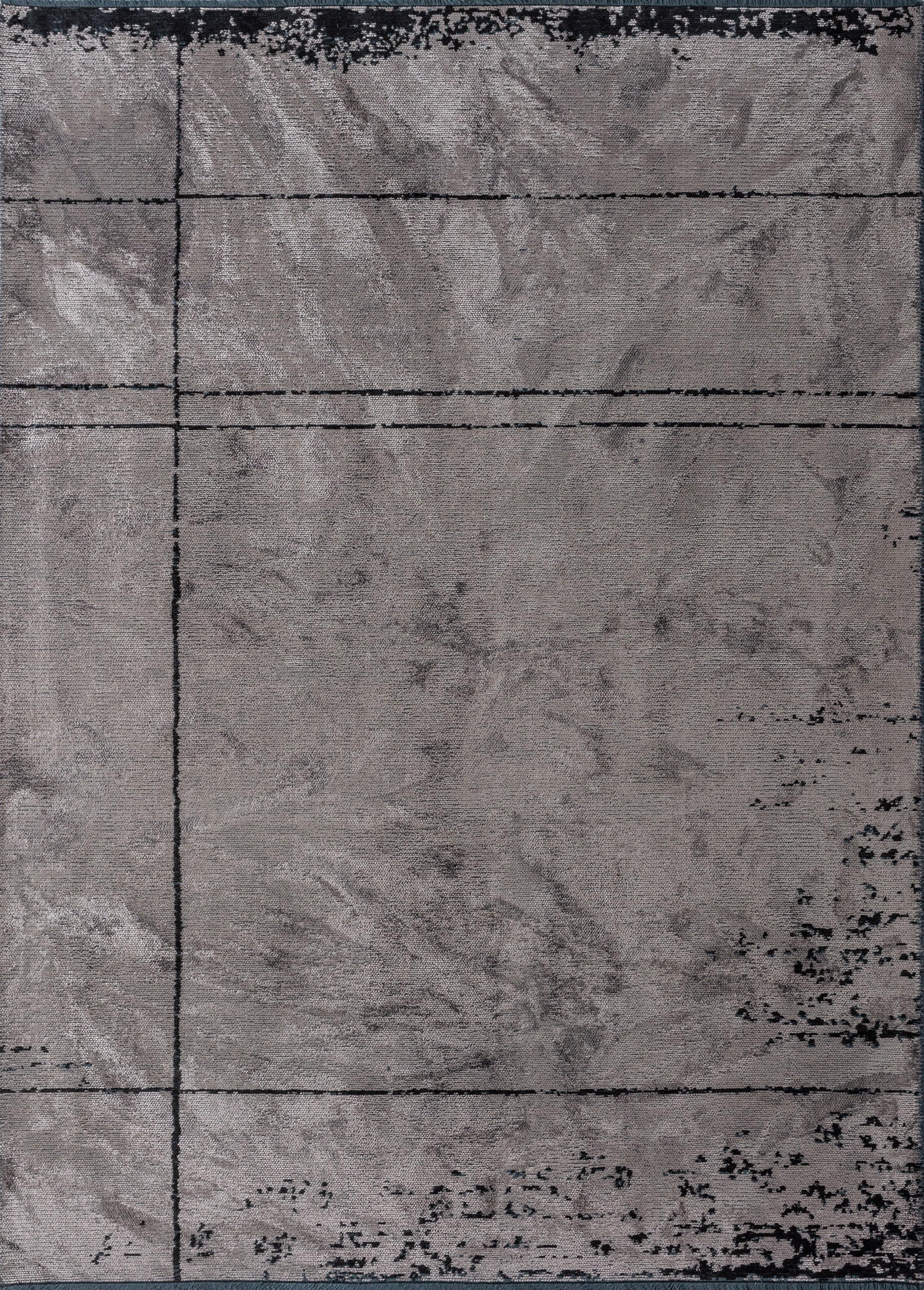 En venta: Alfombra de lujo abstracta moderna  (Gris)