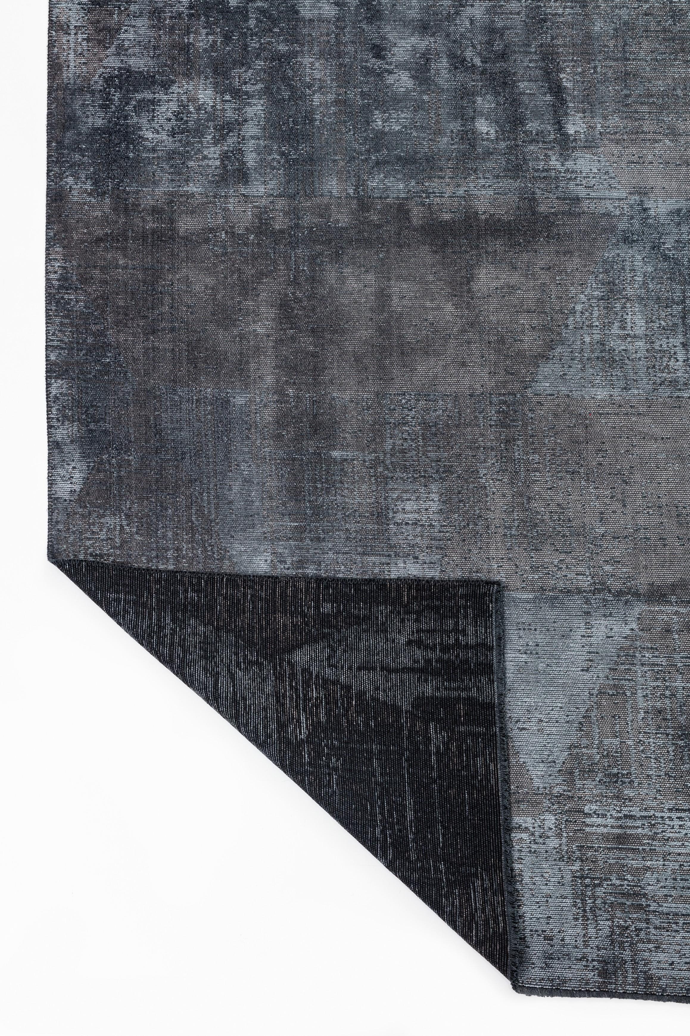 En venta: Moderno  Alfombra de lujo abstracta  (Gris) 3