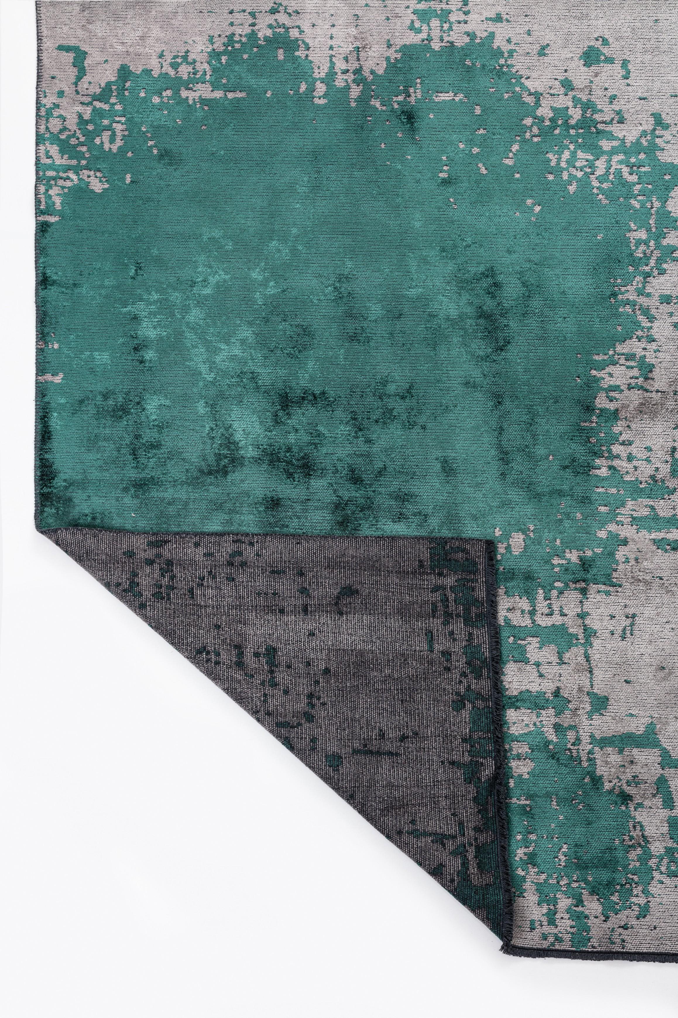 in vendita:  (Verde) Tappeto di lusso astratto moderno 3