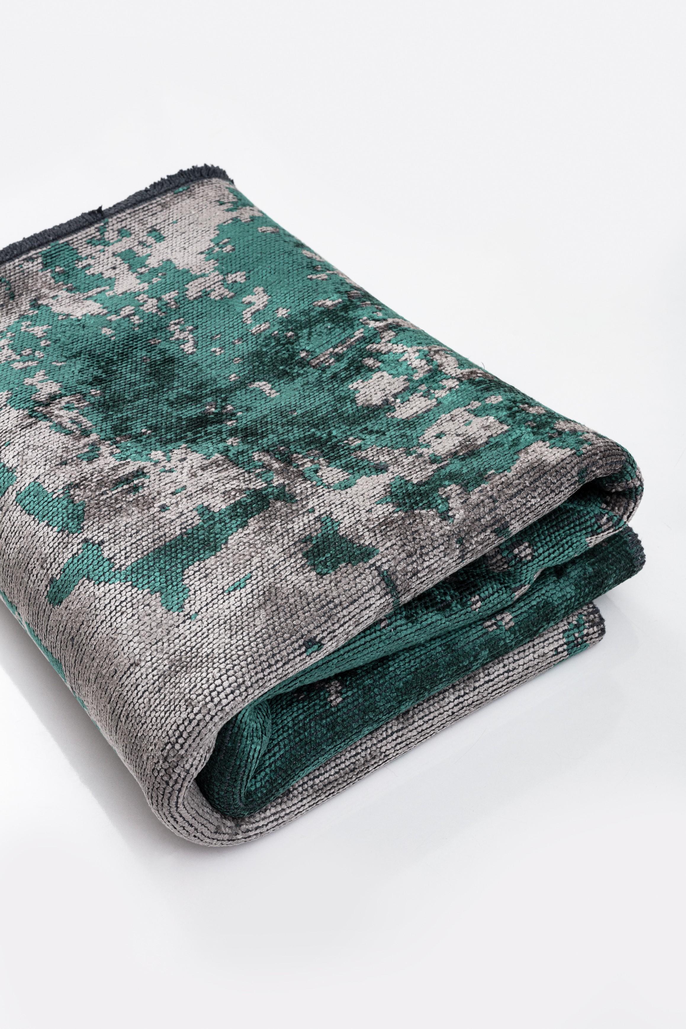 in vendita:  (Verde) Tappeto di lusso astratto moderno 4