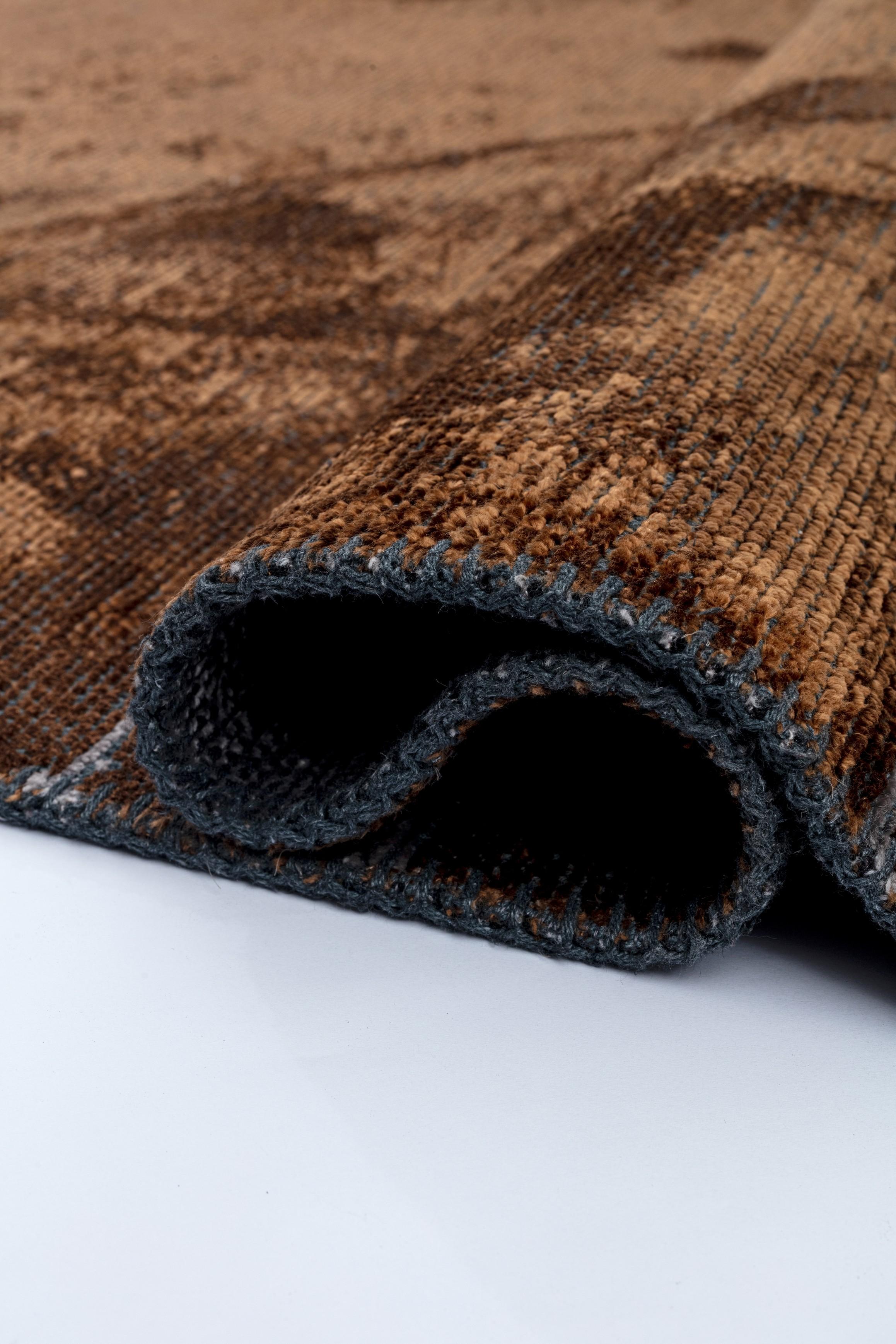 For Sale:  (Brown) Modern  Abstract Luxury Area Rug 2