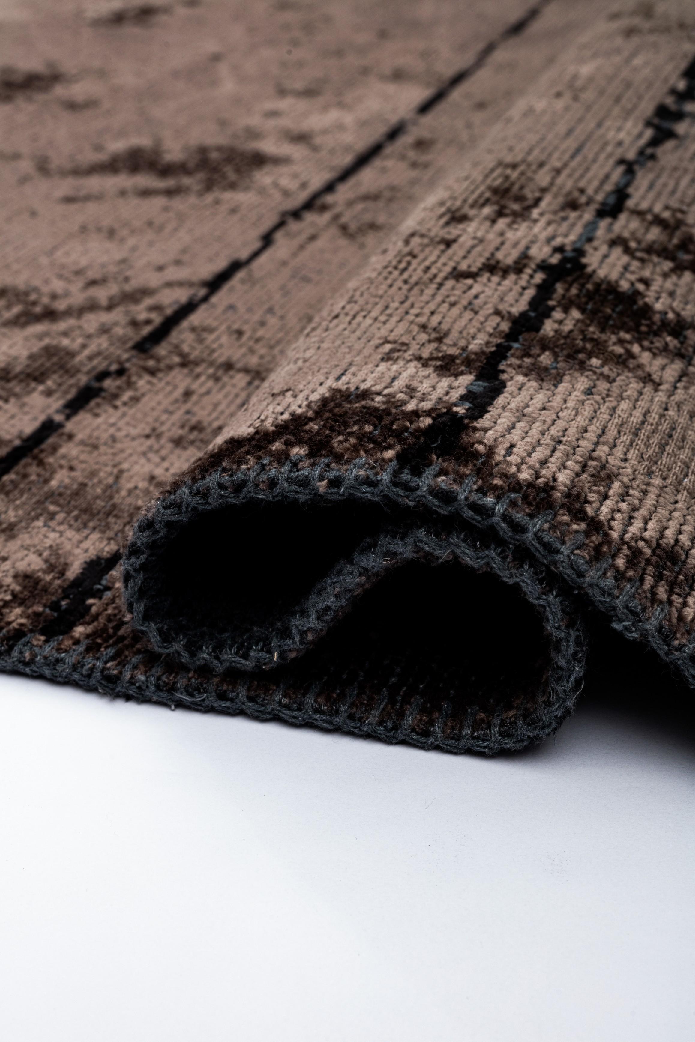 For Sale:  (Brown) Modern  Abstract Luxury Area Rug 2
