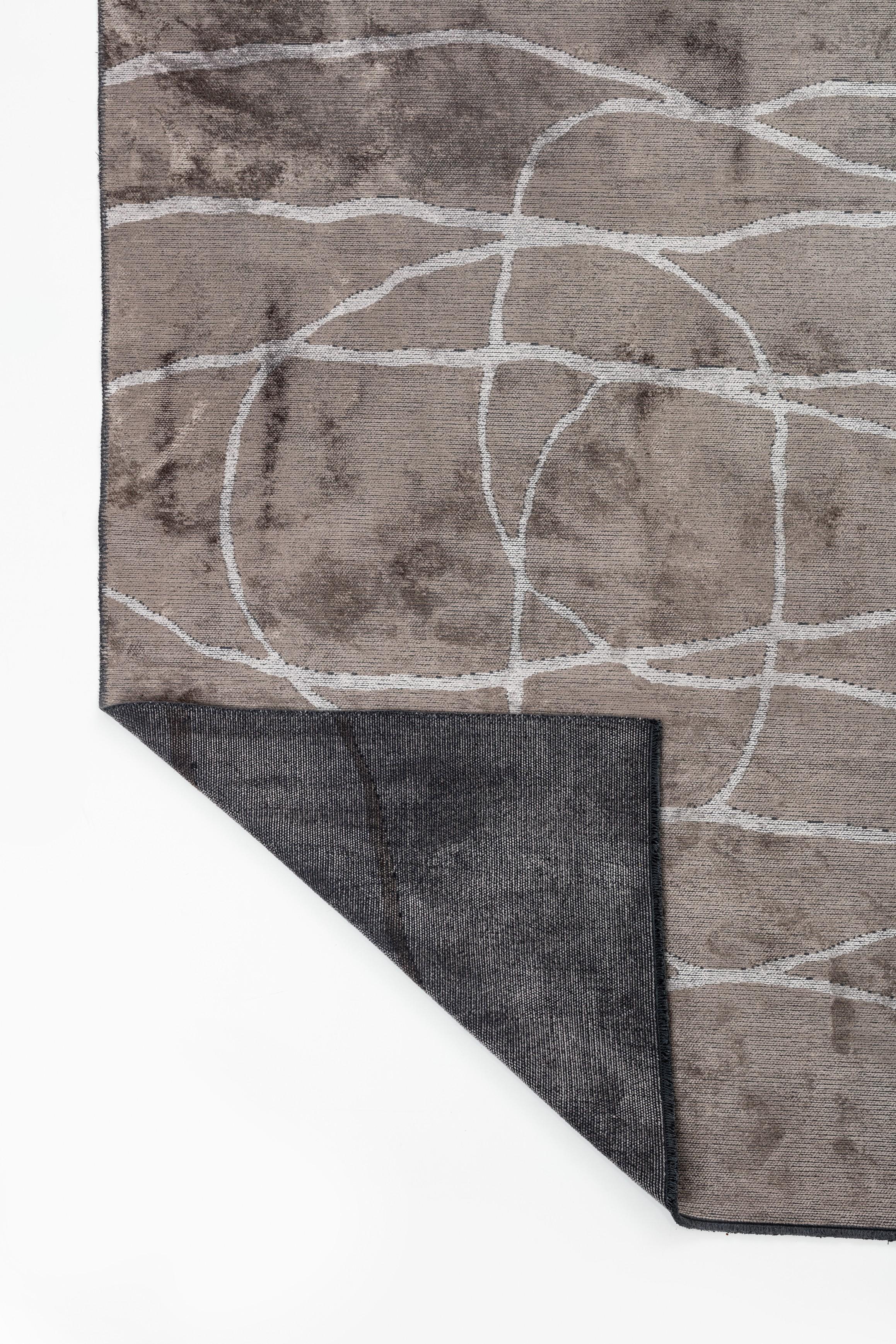 En vente :  (Gris) Tapis de luxe abstrait moderne 3