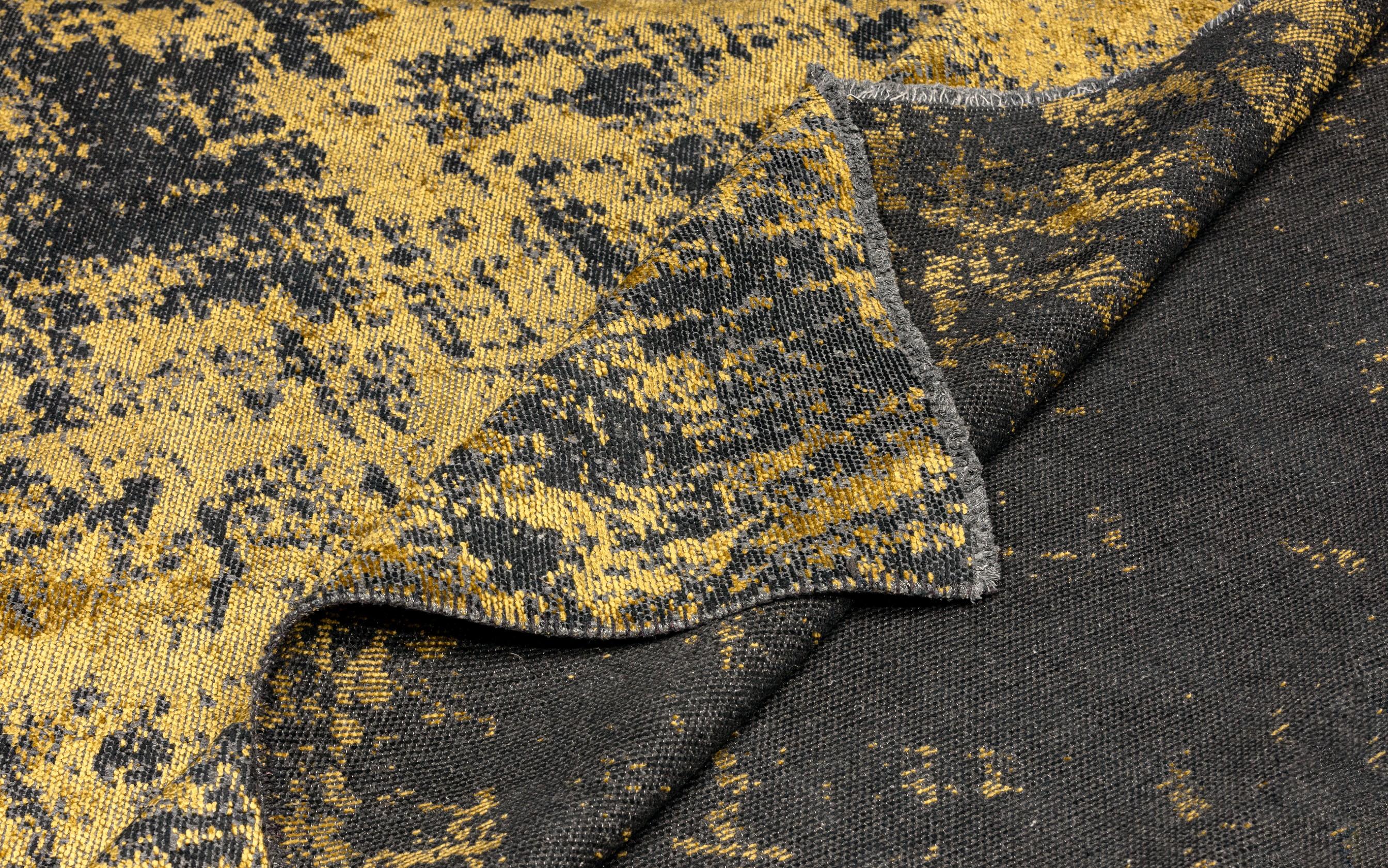 En vente :  (Jaune) Tapis de luxe abstrait moderne 2