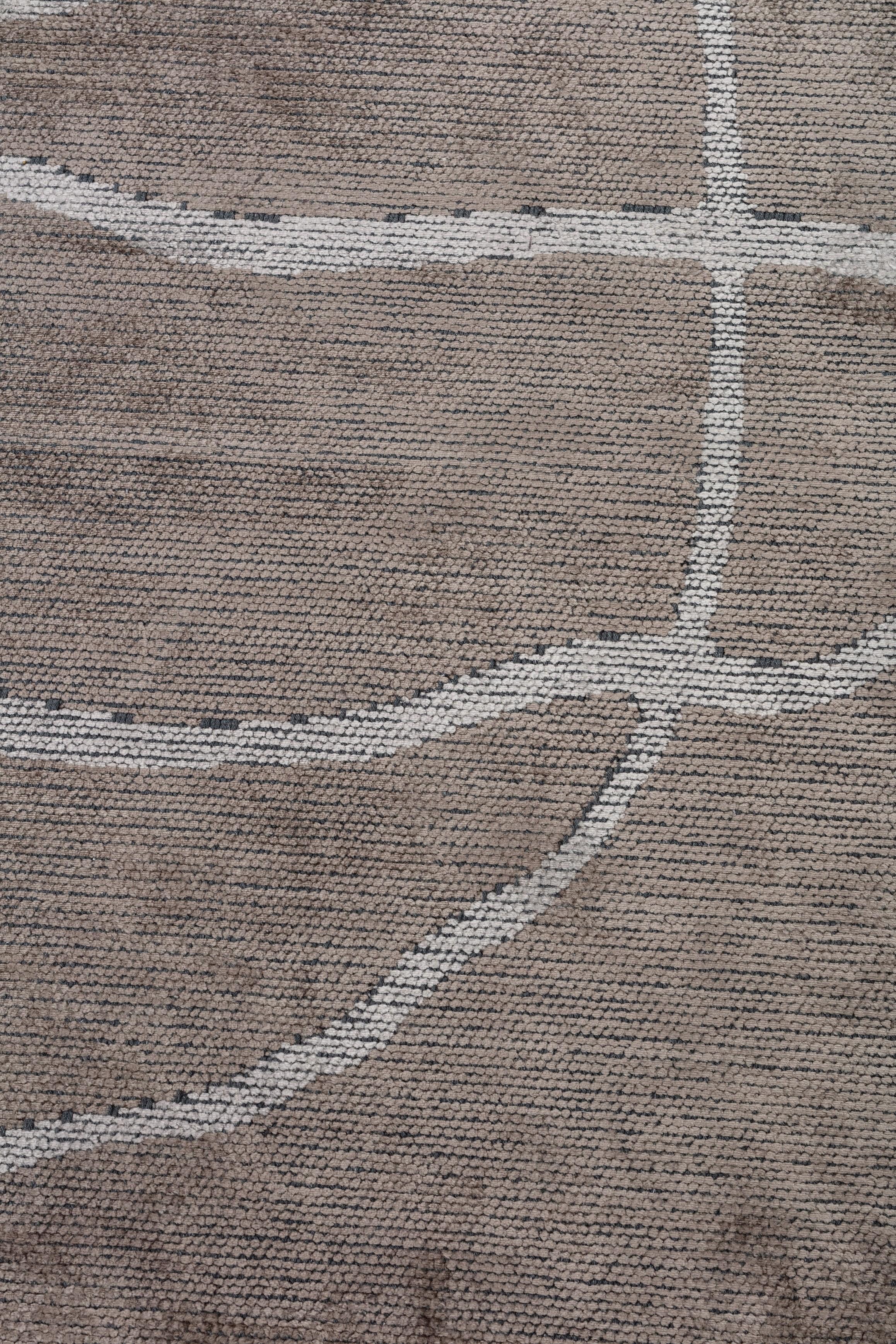 En vente :  (Gris) Tapis de luxe abstrait moderne 5