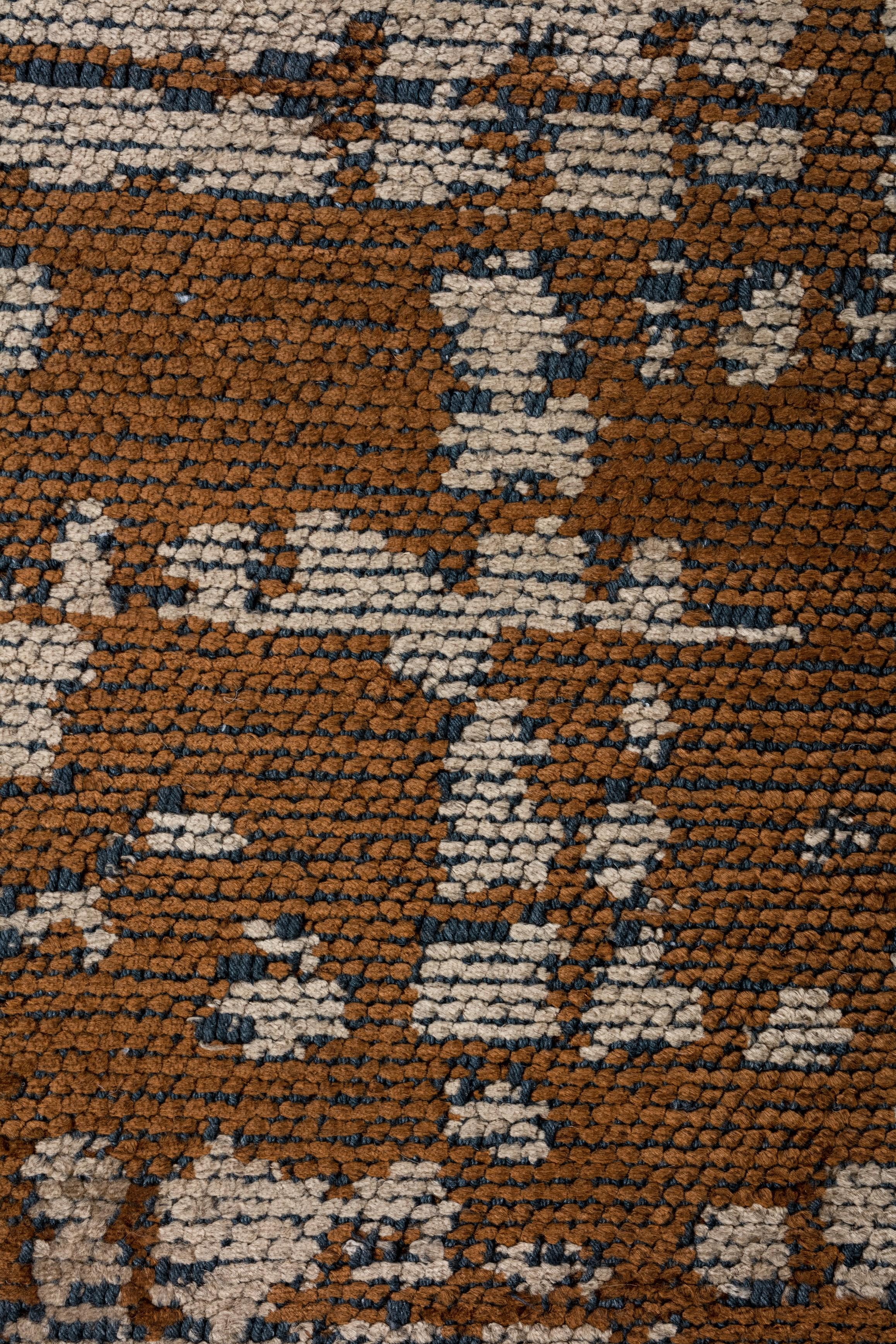 For Sale:  (Brown) Modern Abstract Luxury Area Rug 5