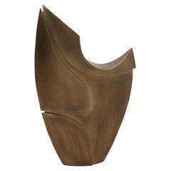Escultura M Abstracta Moderna en Bronce Patinado de Patrick Coard Paris