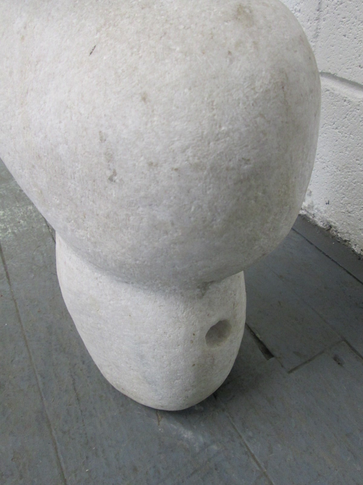 Marbre Sculpture moderne abstraite en marbre en vente