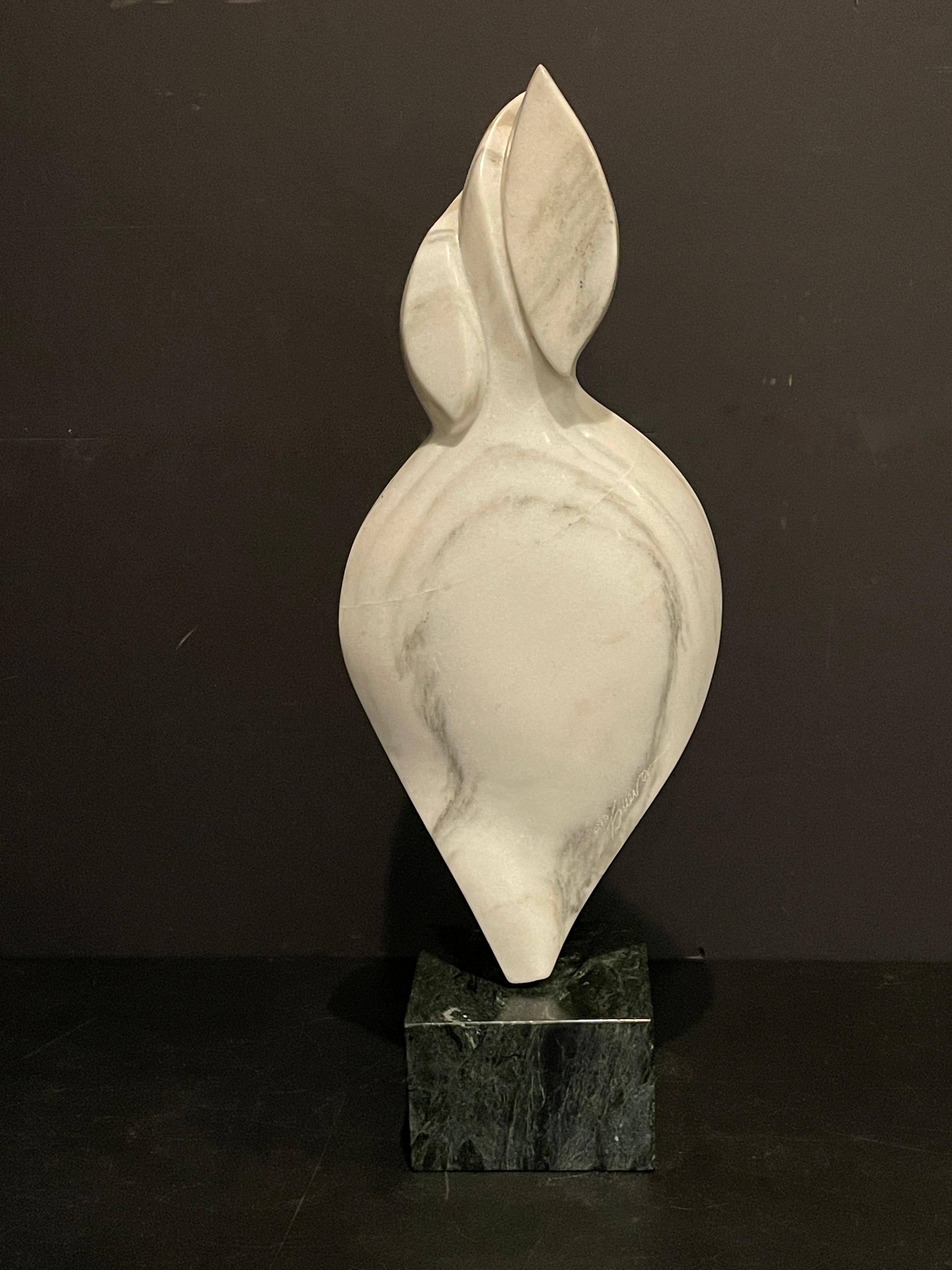 20th Century Modern Abstract Marble Sculpture Luis R. Cuevas