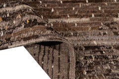 Modern Abstract Moroccan-Style Room Size Wool Rug