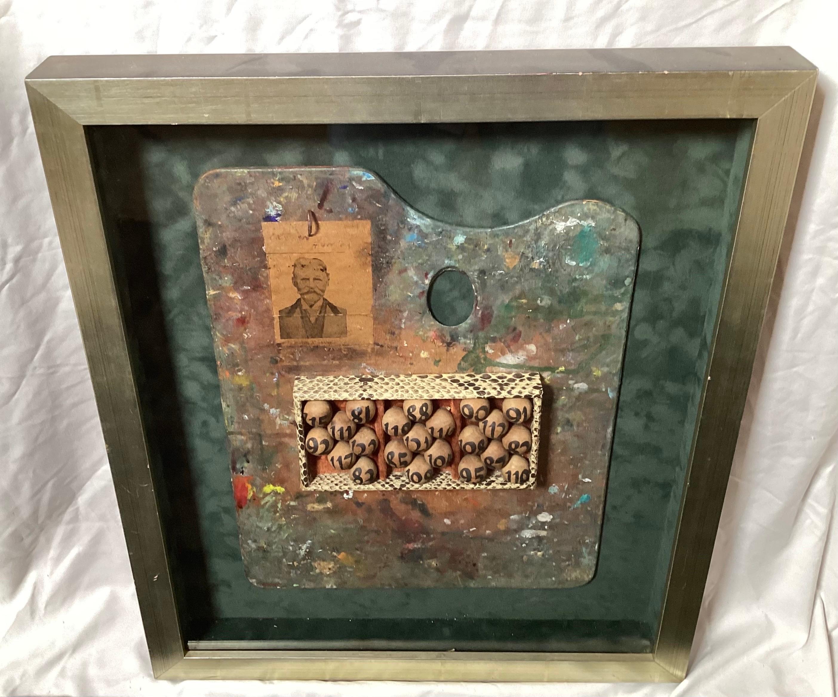 Modern Abstract Öl auf Leinwand (Mitte des 20. Jahrhunderts) im Angebot