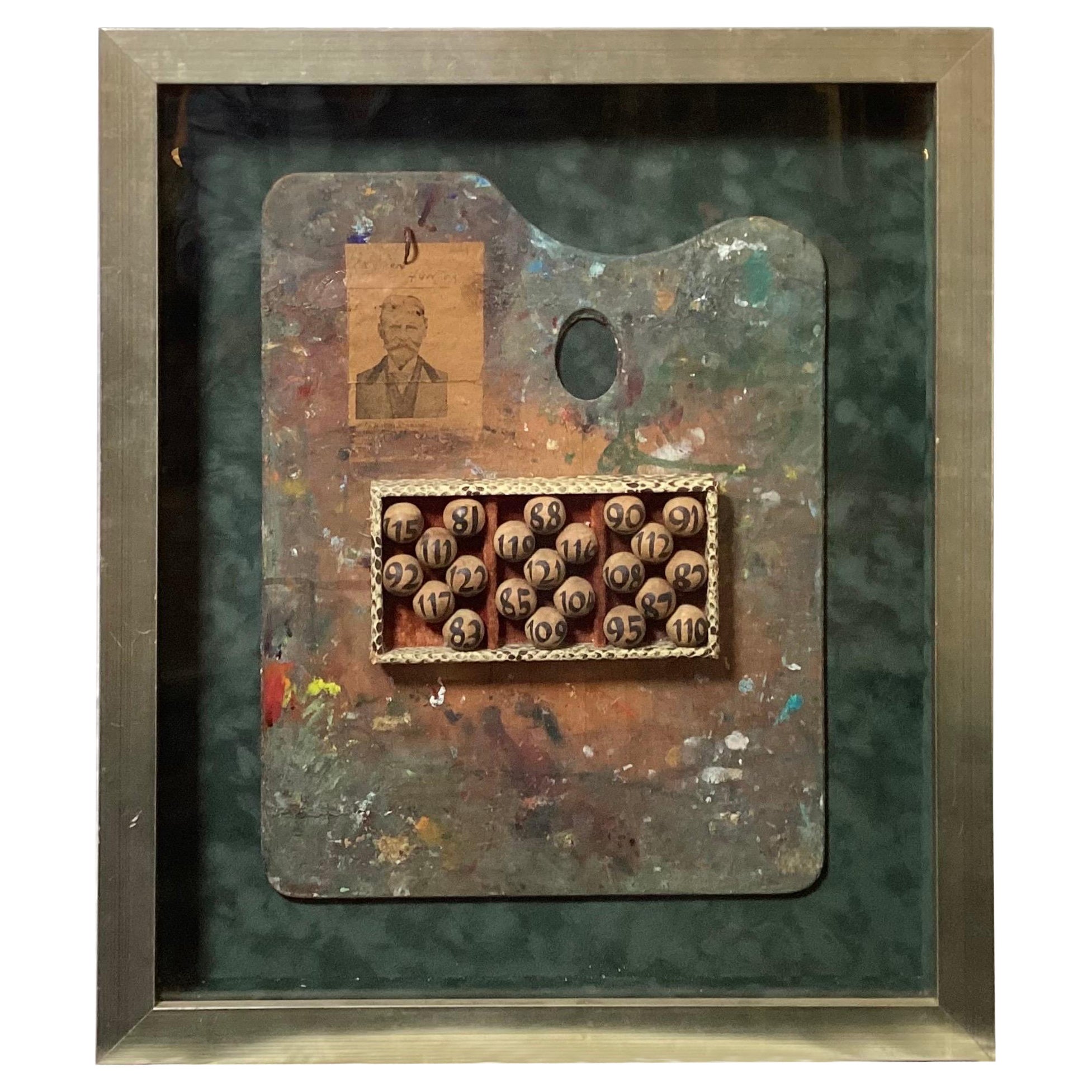 Modern Abstract Öl auf Leinwand im Angebot