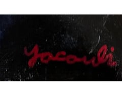 Modernes abstraktes Ölgemälde von Ahmed Yacoubi