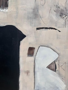 Modern Abstract Oil Painting of a Nun