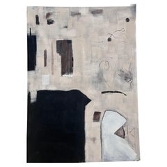 Modern Abstract Oil Painting of a Nun