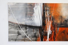 Modern Abstract Painting "Invasion Pt. II", Acrylic On Canvas by MS, AT 2024