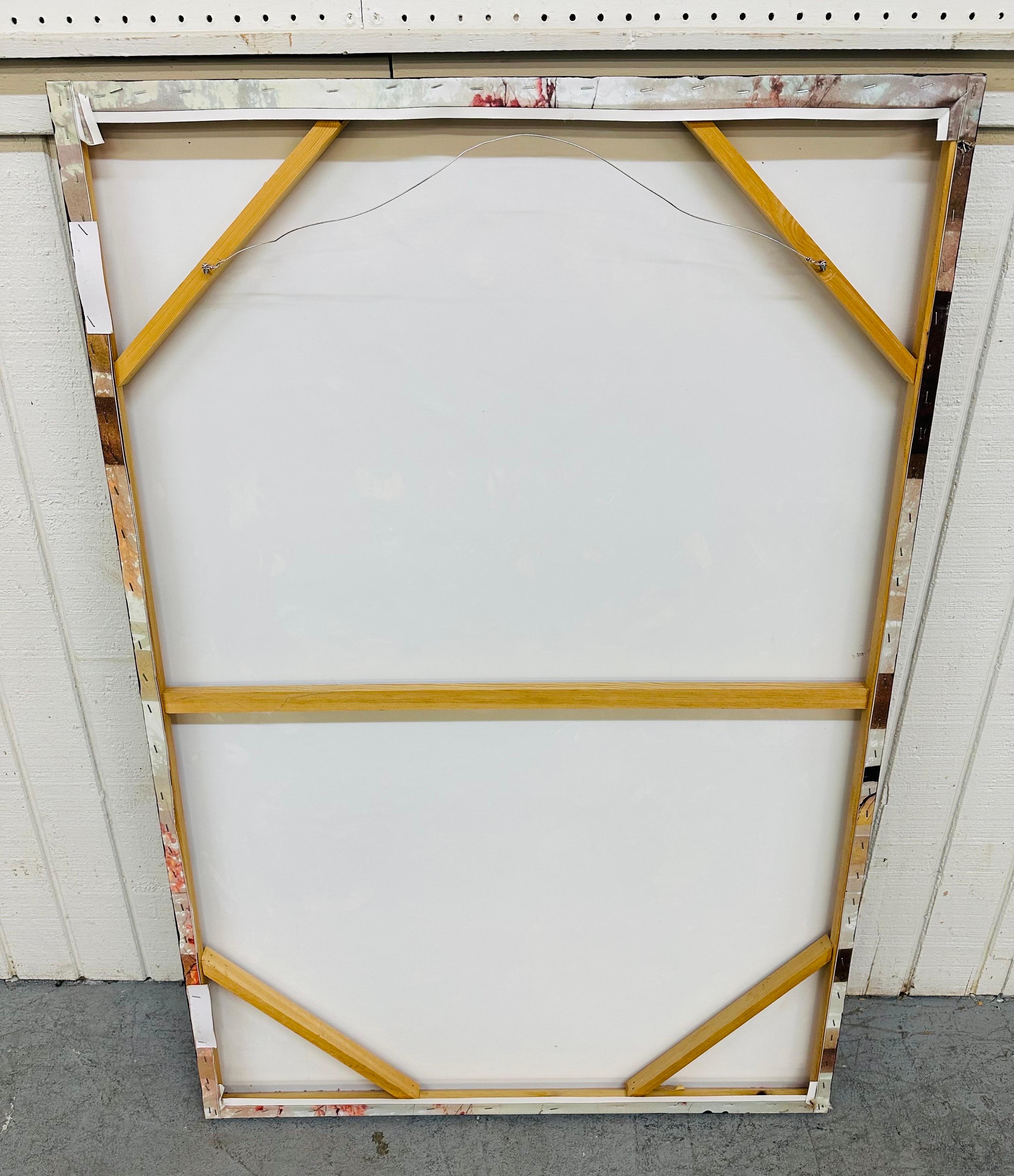 Modern Abstract Painting Signed R. Monti In Good Condition In Clarksboro, NJ