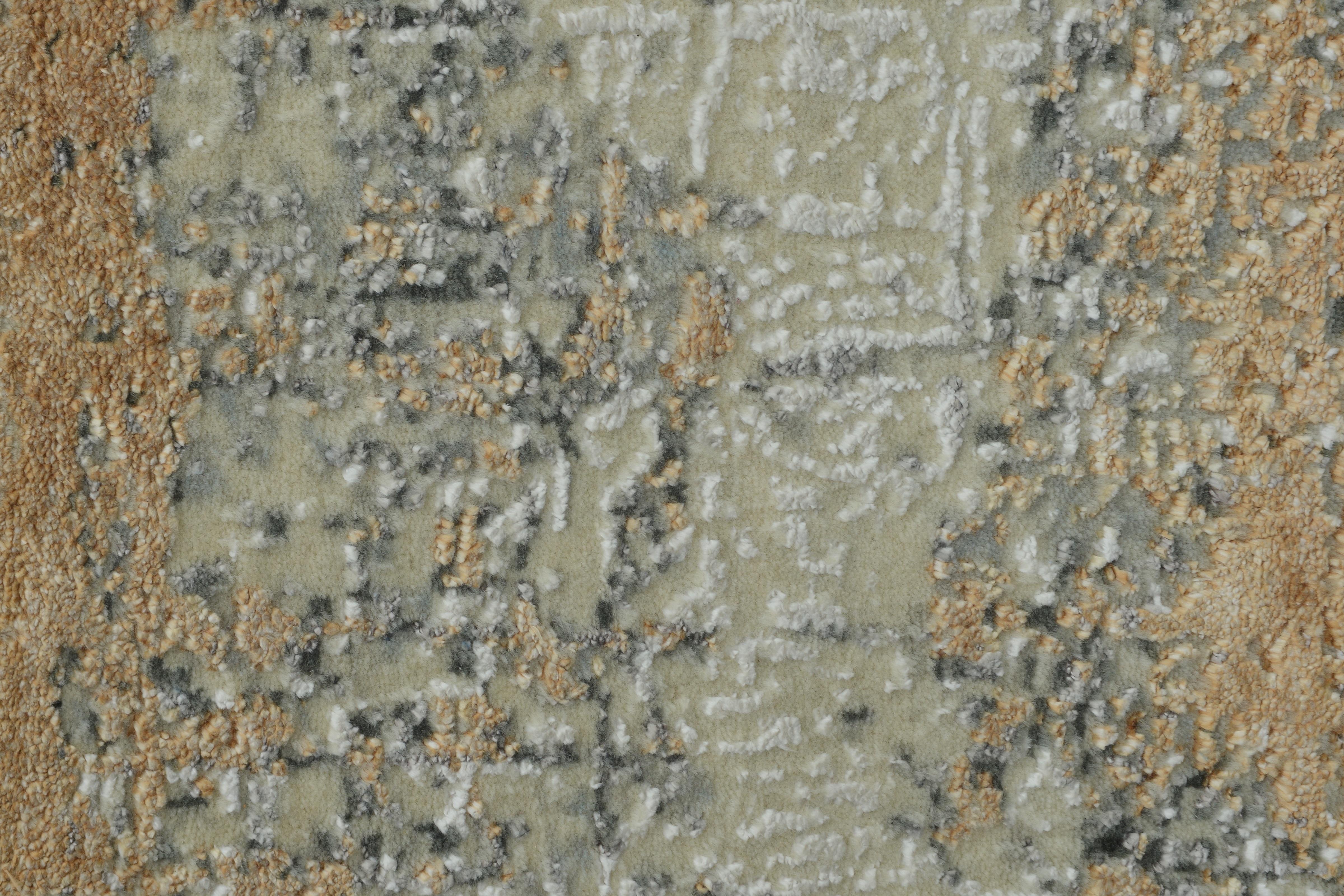 Un nouvel ajout aux tapis faits main de la ligne de tapis abstraits de Rug & Kilim, ce tapis moderne de 2'9